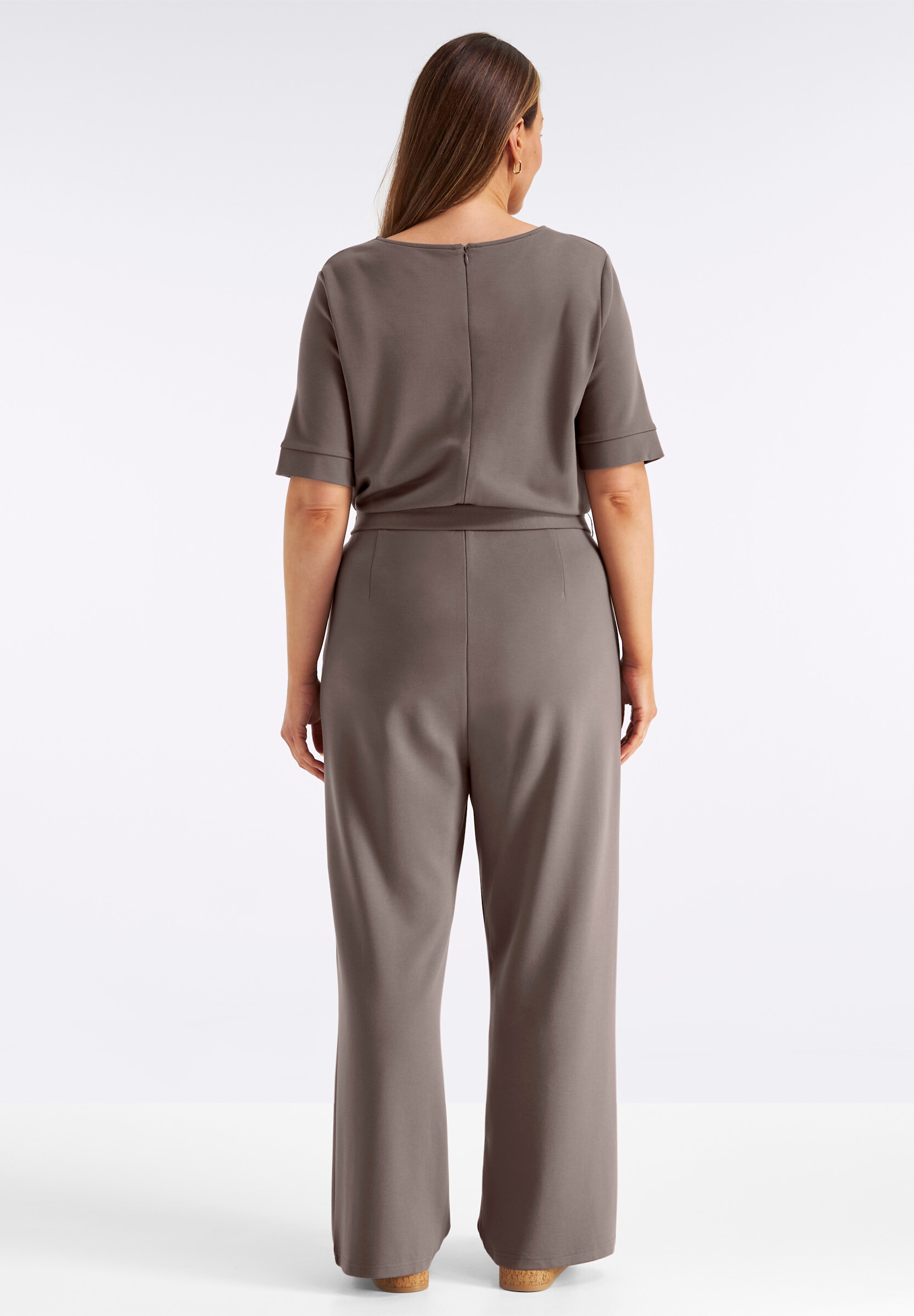 Sheego Jumpsuit »Jumpsuit Jumpsuit mit Bindegürtel«