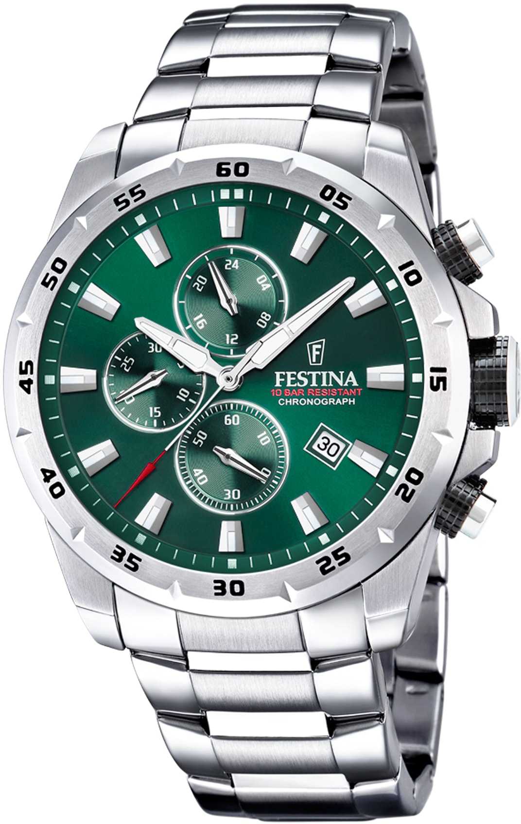 Festina Chronograph »Chronograph Sport, F20463/3«, Armbanduhr, Quarzuhr, Herrenuhr, Stoppfunktion