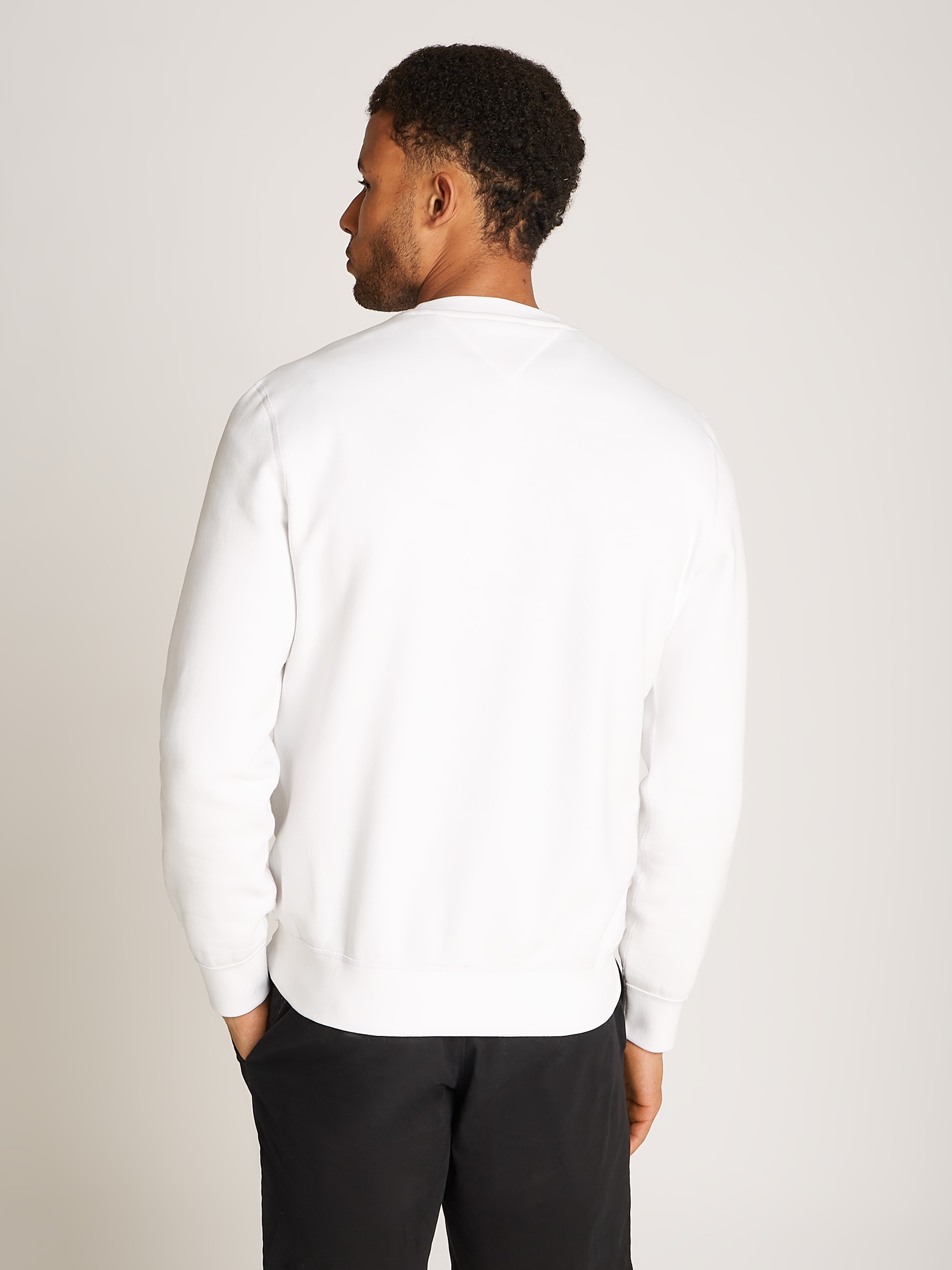 Tommy Hilfiger Sweatshirt »ESSENTIAL FLEECE CREWNECK«, mit Tommy Hilfiger Logostickerei