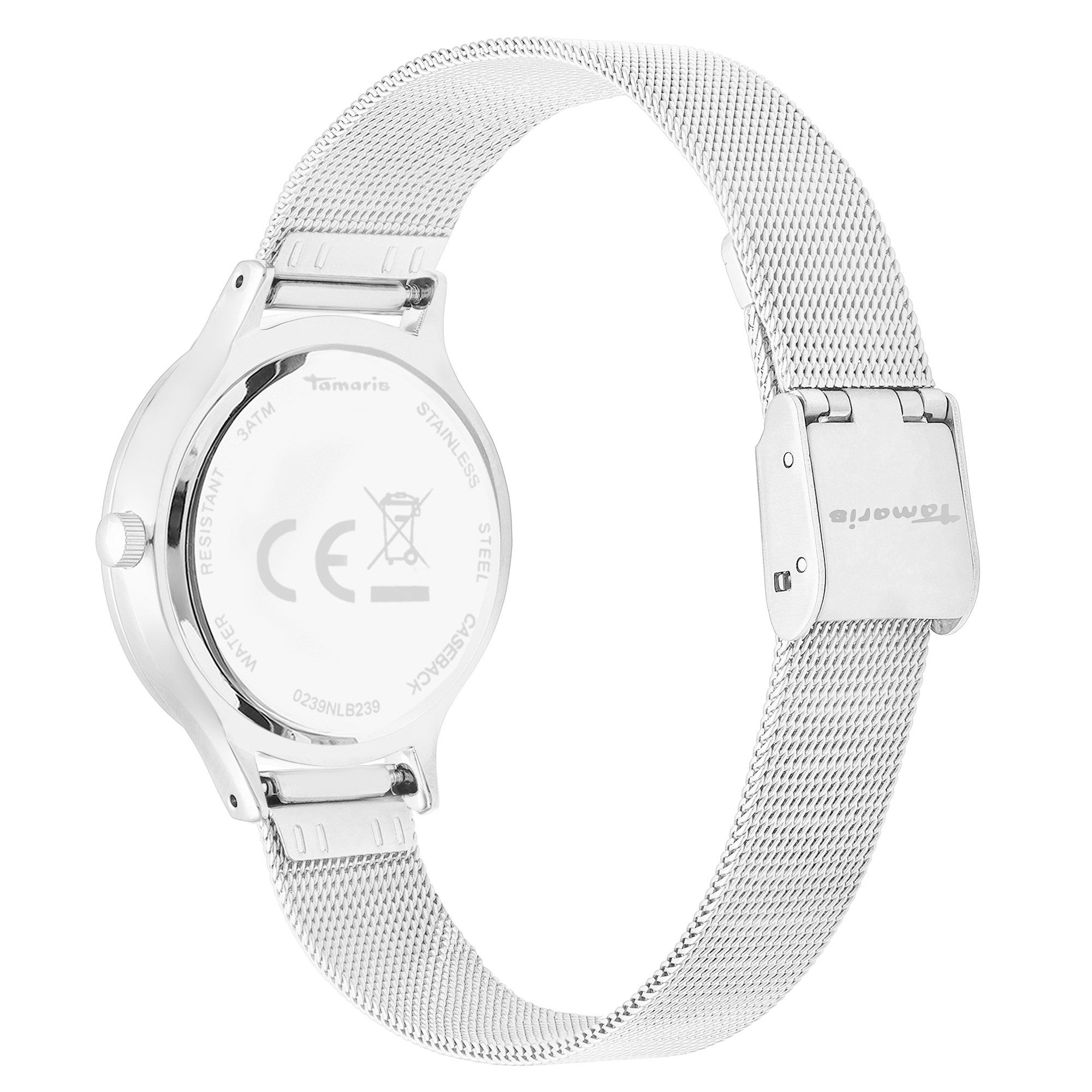 Tamaris Quarzuhr »New Mesh« Armbanduhr, Damenuhr, analog