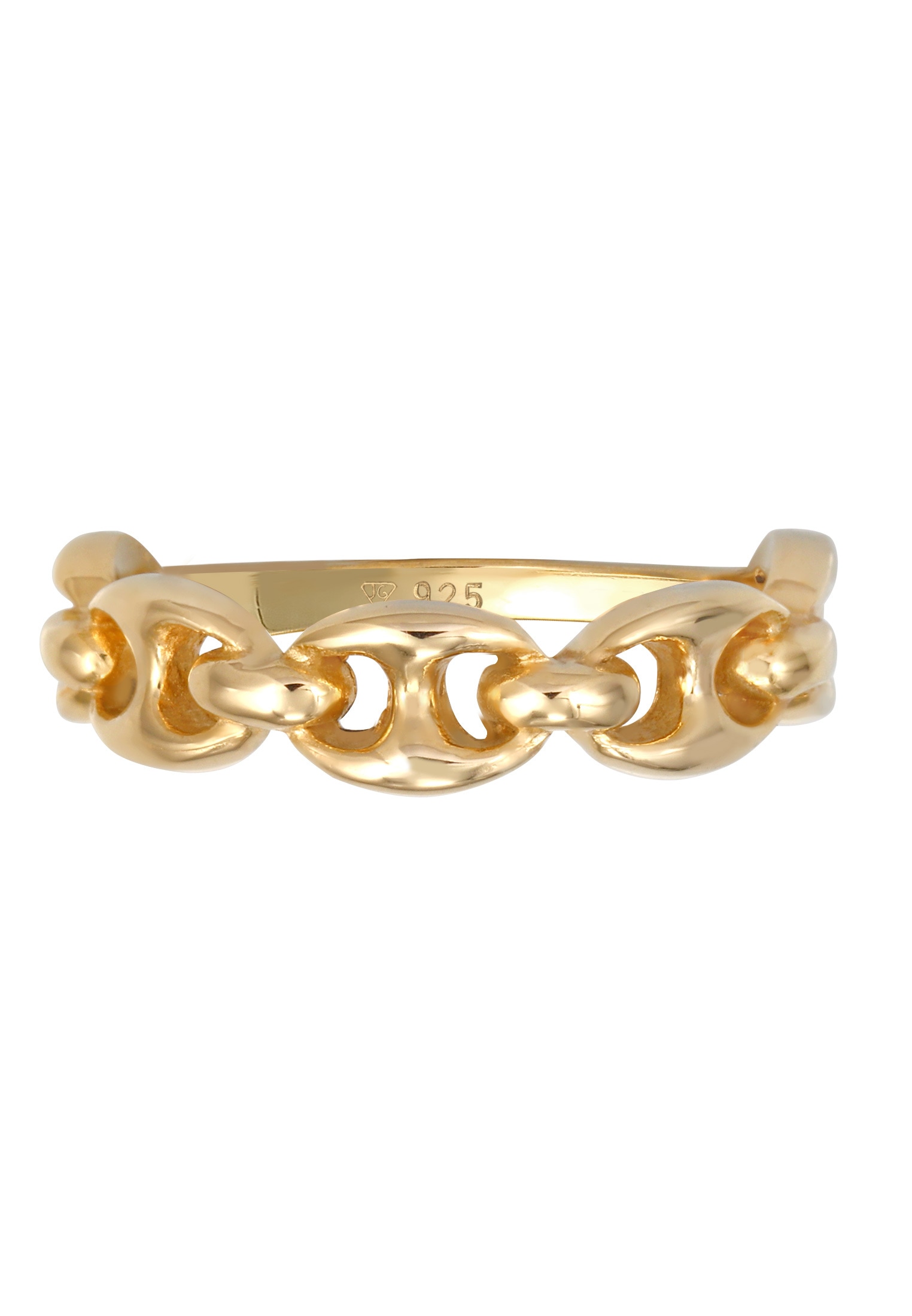 Elli Silberring »Ring Maritimes Schiffsanker Design Bandring 925 Silber«