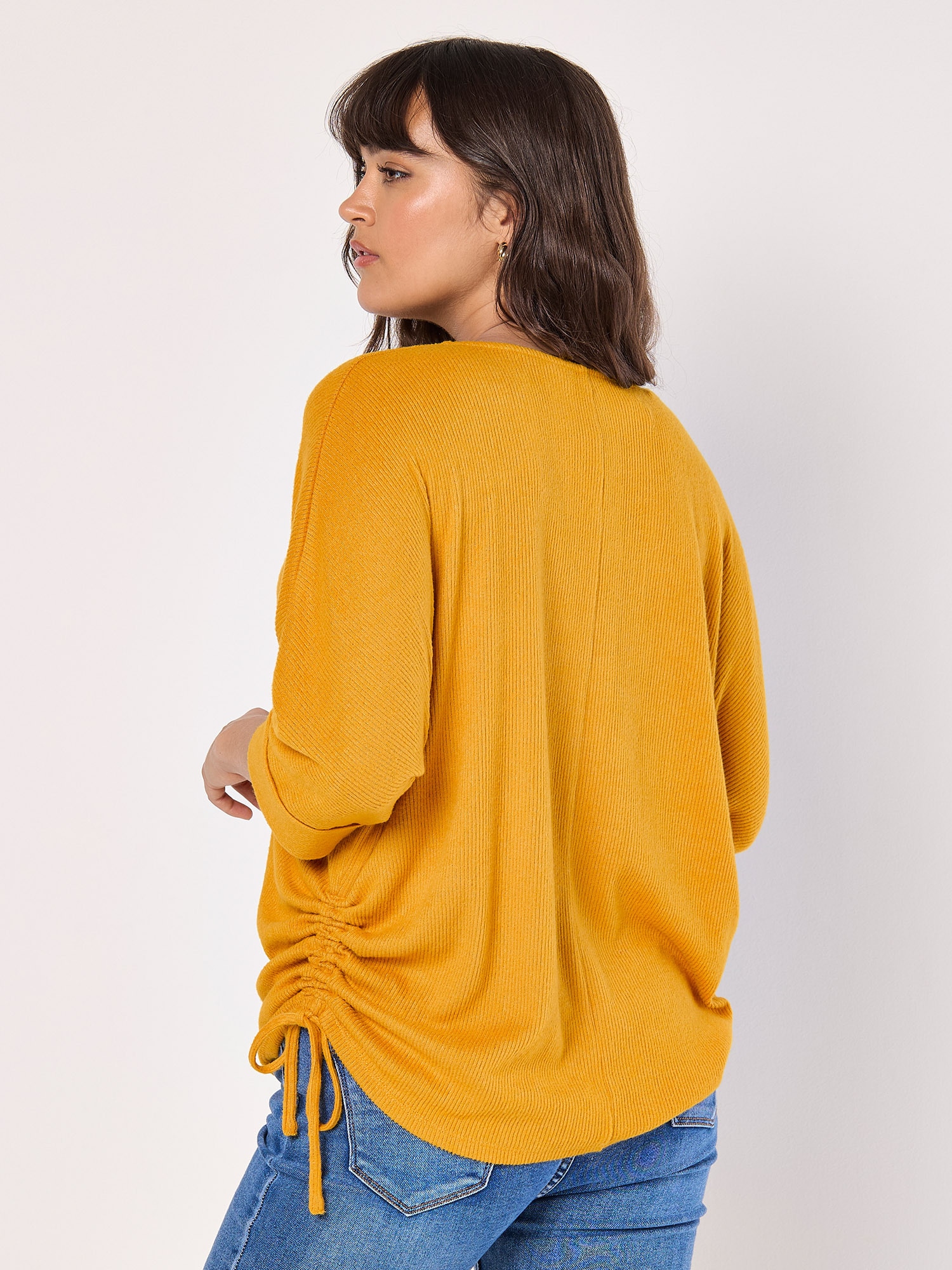 Apricot Klassische Bluse »Bluse« 1 mit seitlicher Raffung