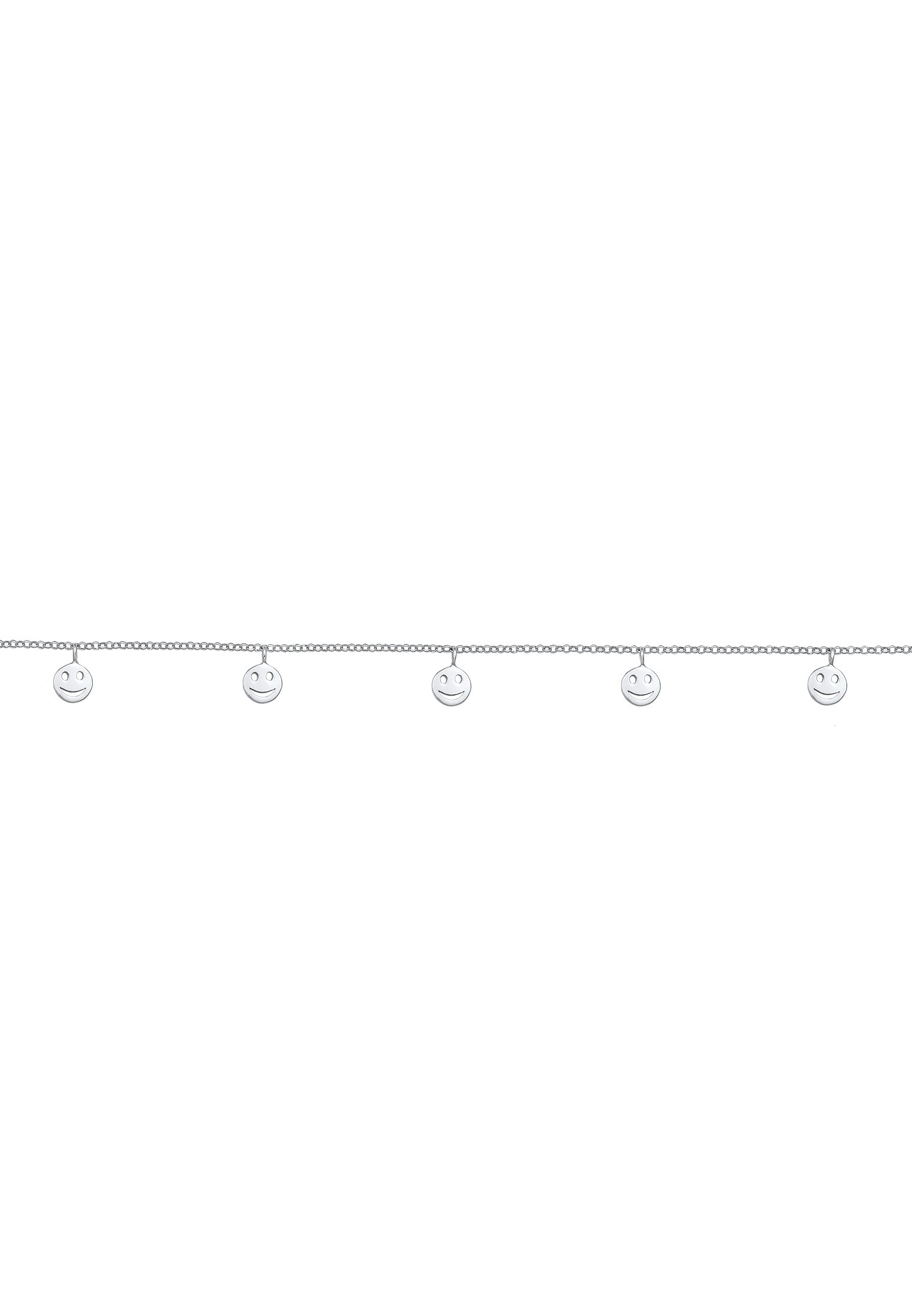 Elli Choker »Halskette Choker Kette Basic Smiling 925 Silber«