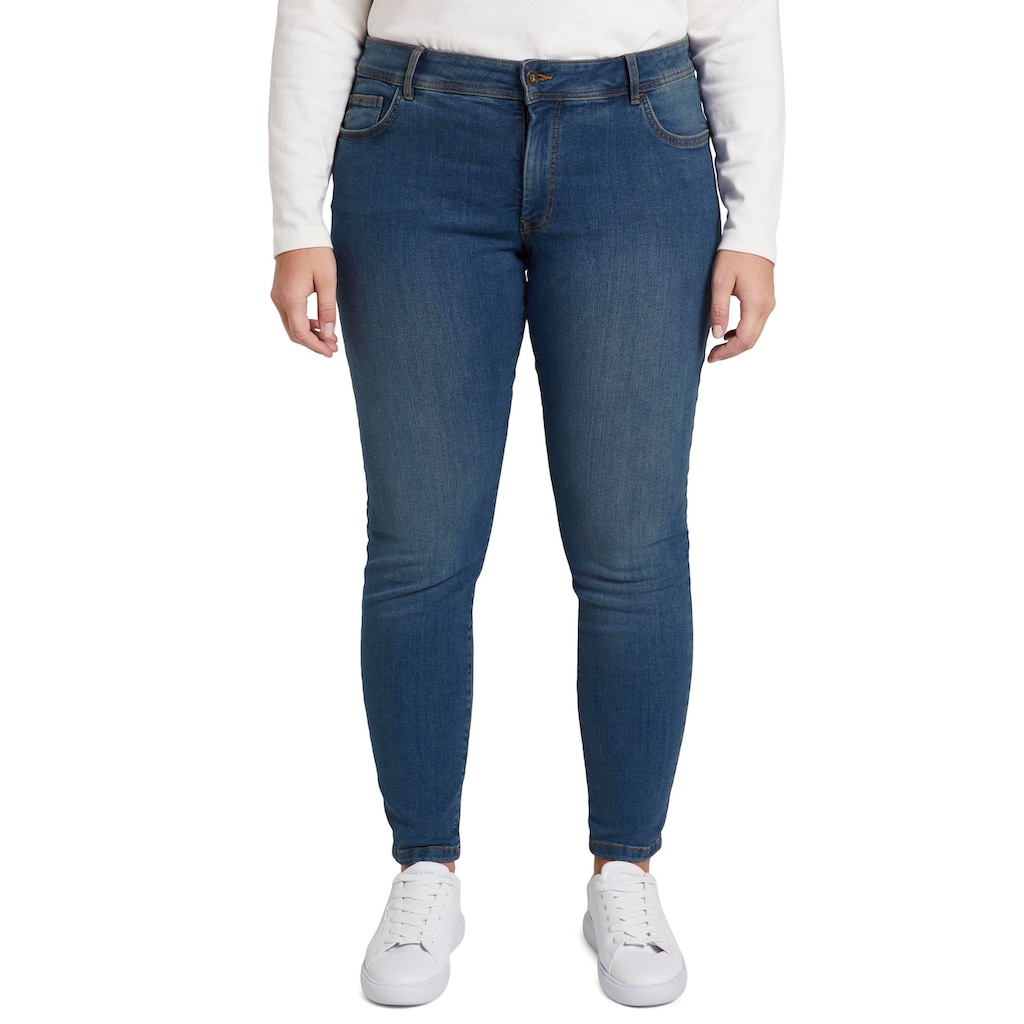 TOM TAILOR PLUS Skinny-fit-Jeans, in klassischer 5- Pocket- Form