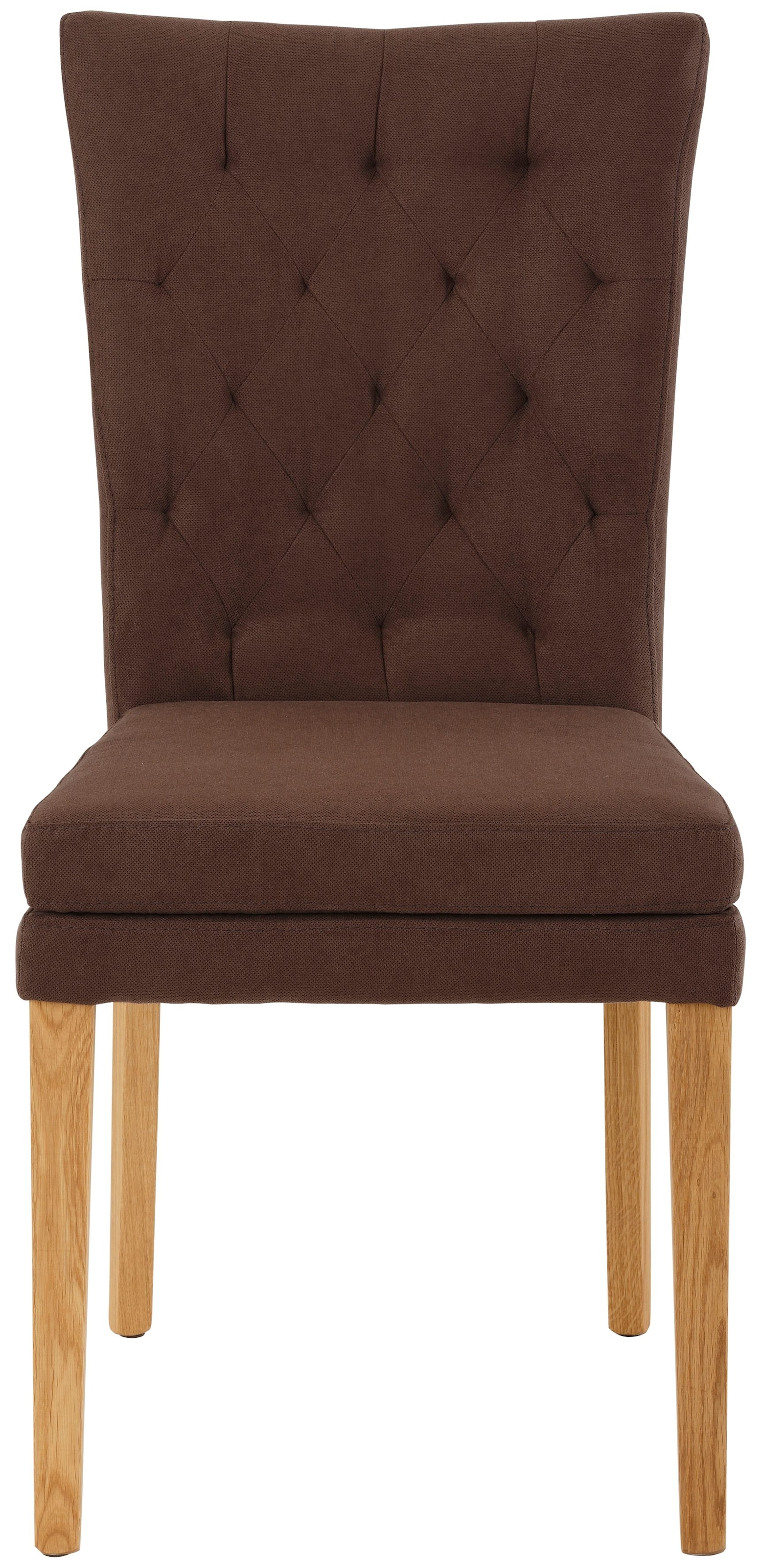 Home affaire Esszimmerstuhl »Colorado BESTSELLER Polsterstuhl«, (Set), 2 St., Luxus-Microfaser, Beine in eiche oder nussbaum. Im 2er, 4er oder 6er-Set