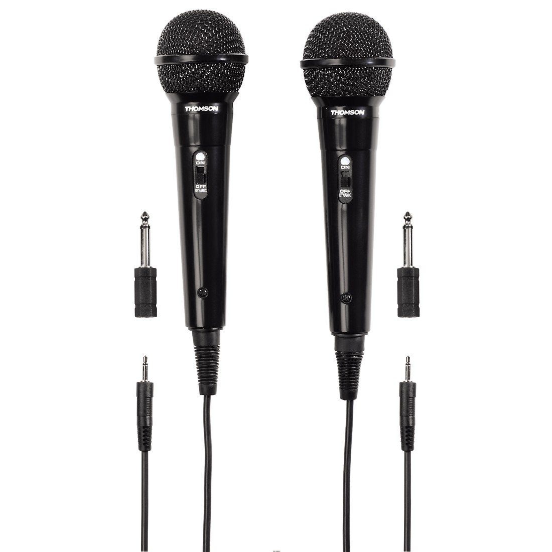 Dynamisches Mikrofon M135D, Karaoke, 2er Pack, 3,5 mm »3 m Kabel,...