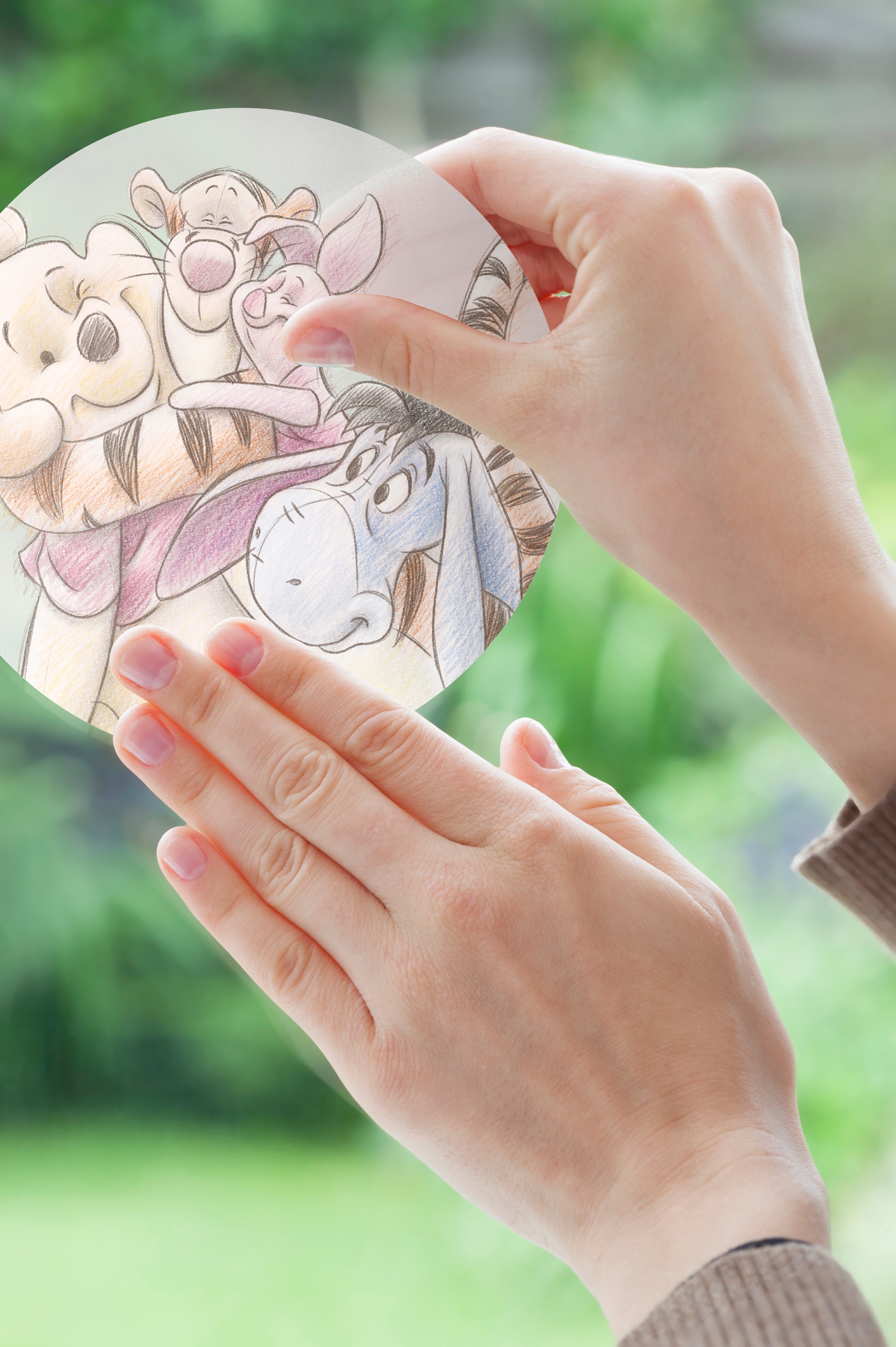 Komar Fensterbild »Fenstersticker - Winnie the Pooh Wonderful - Größe 30 x 30 cm« 31 x 30 cm, 2 Bogen