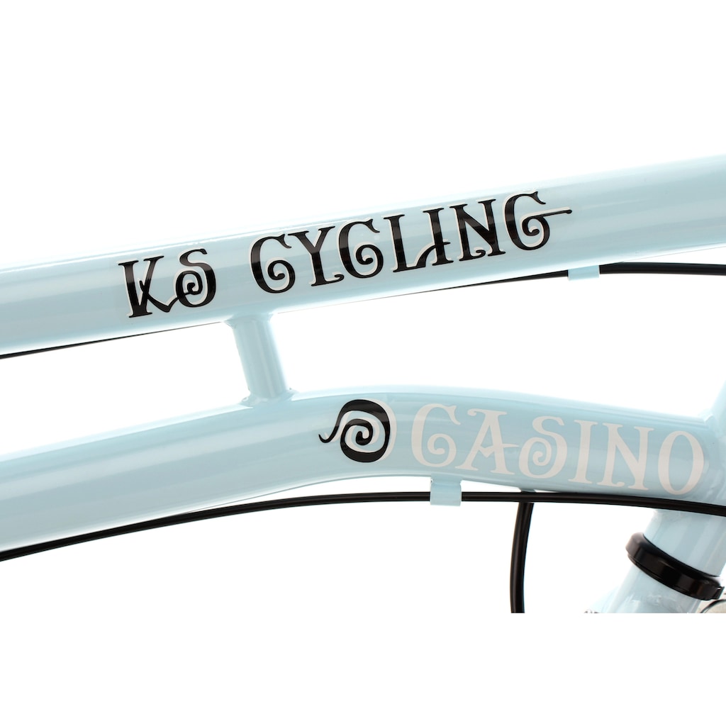 KS Cycling Cityrad »Casino«, 6 Gang, Shimano, Tourney Schaltwerk, Kettenschaltung
