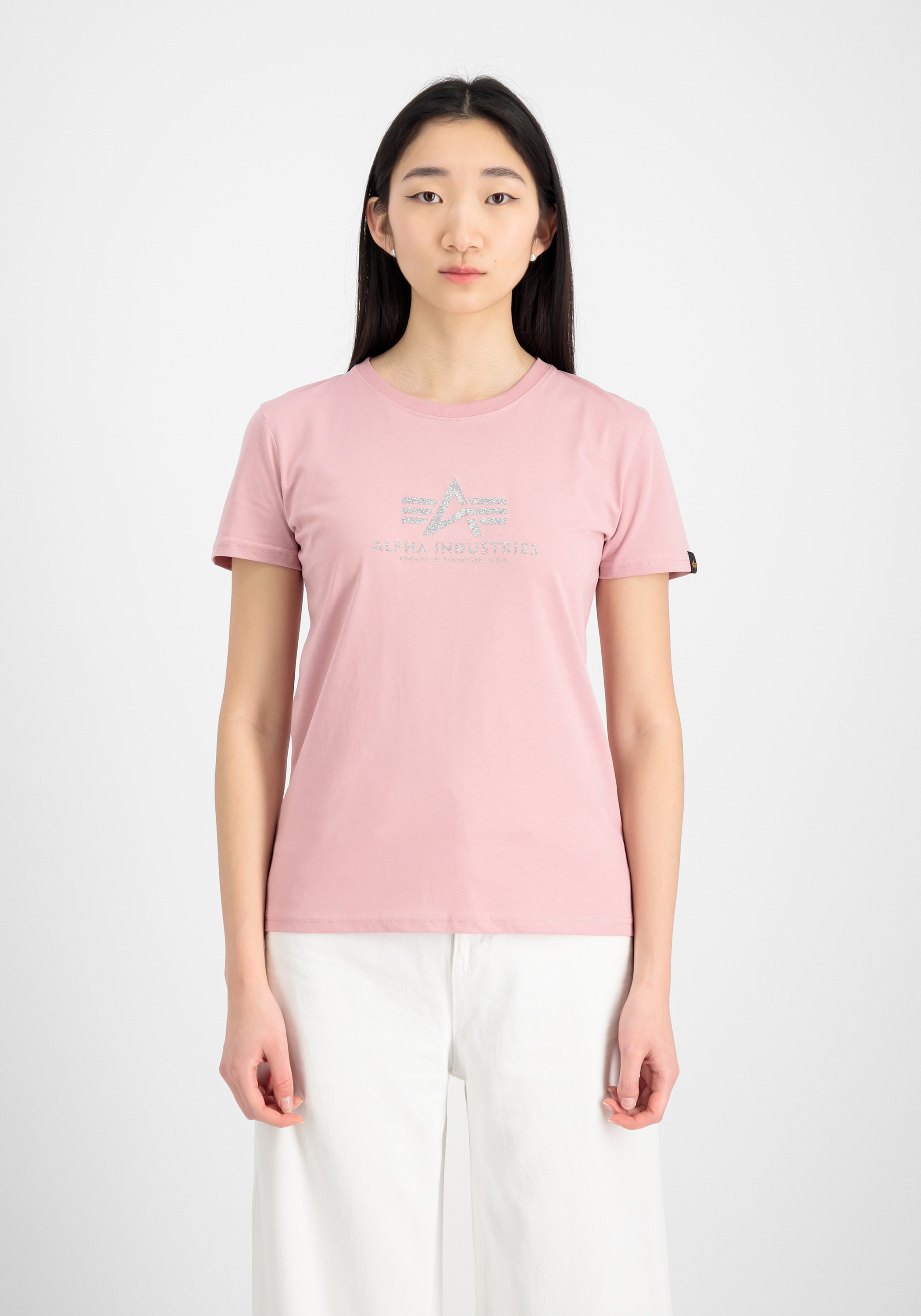 Alpha Industries T-Shirt »New Basic T-Shirt BL Glitter W«