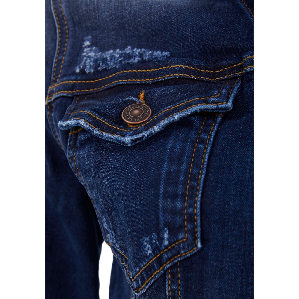 LTB Jeansblazer »DEAN X«, in figurbetonter Passform für eine tolle Silhouette und langen Ärmeln
