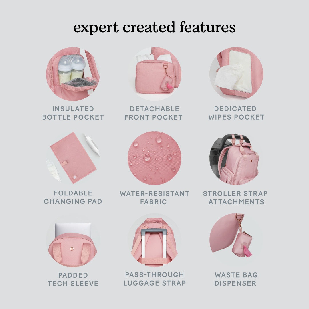 HUGGIES babywear Wickeltasche, inklusive Wickelunterlage, ohne abgebildete Accessories