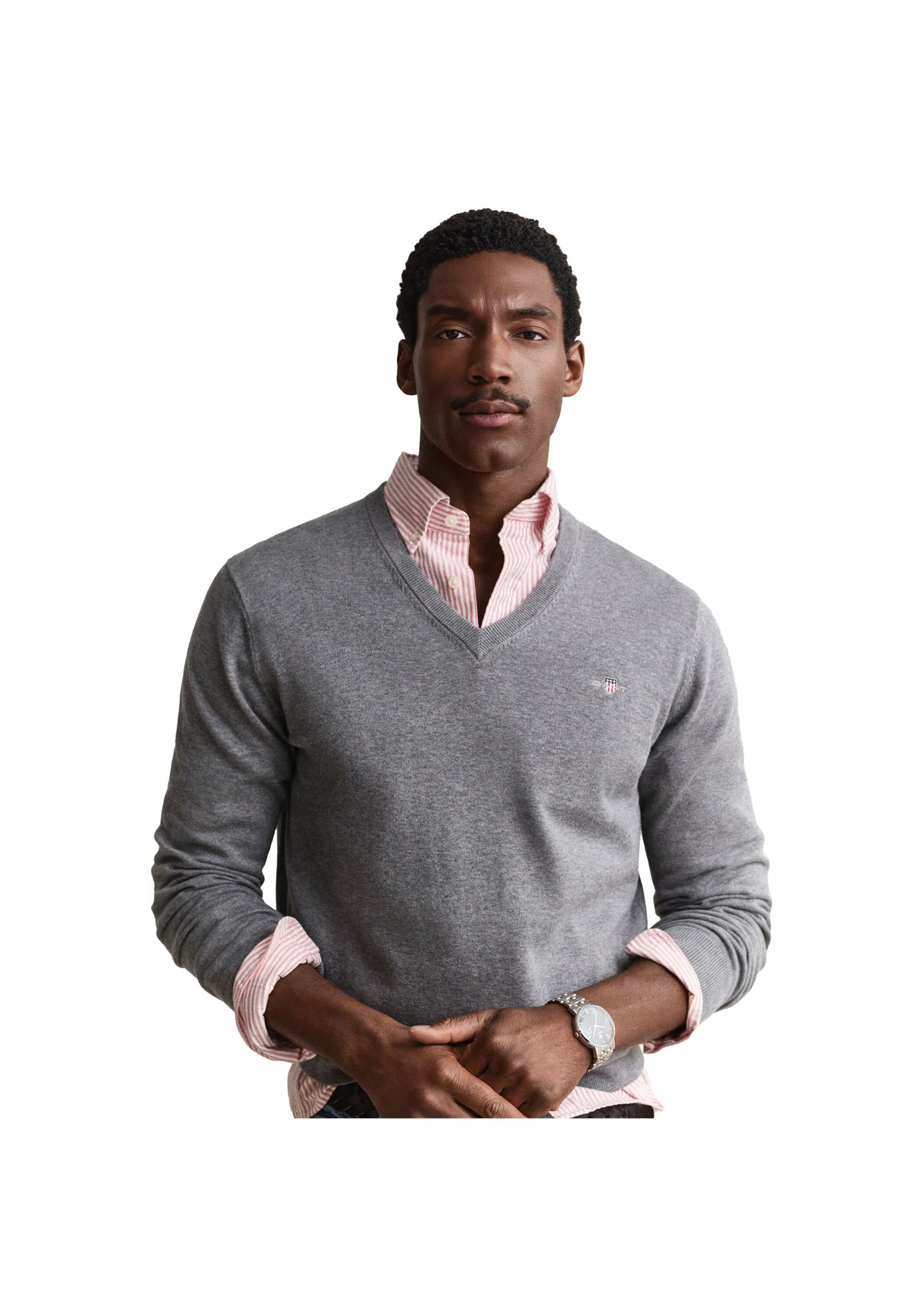 Gant Sweater »Strickpullover CLASSIC COTTON V-NECK«
