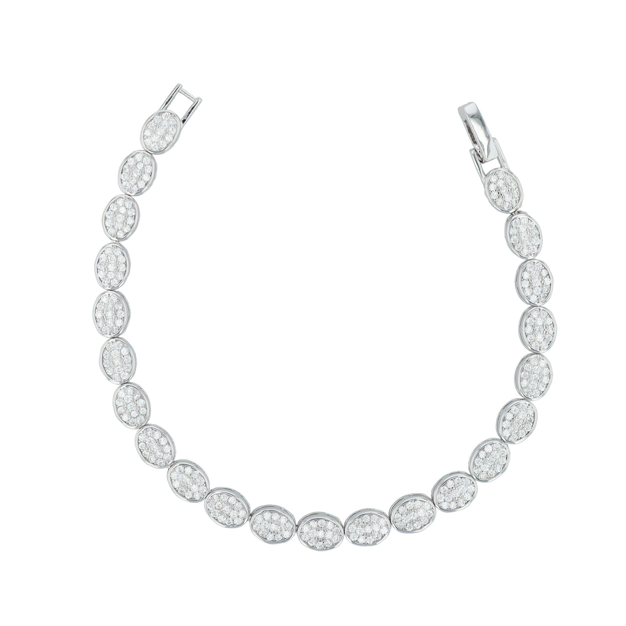 Adelia´s Armband »Damen Armband aus 925 Silber mit Zirkonia 18 cm«
