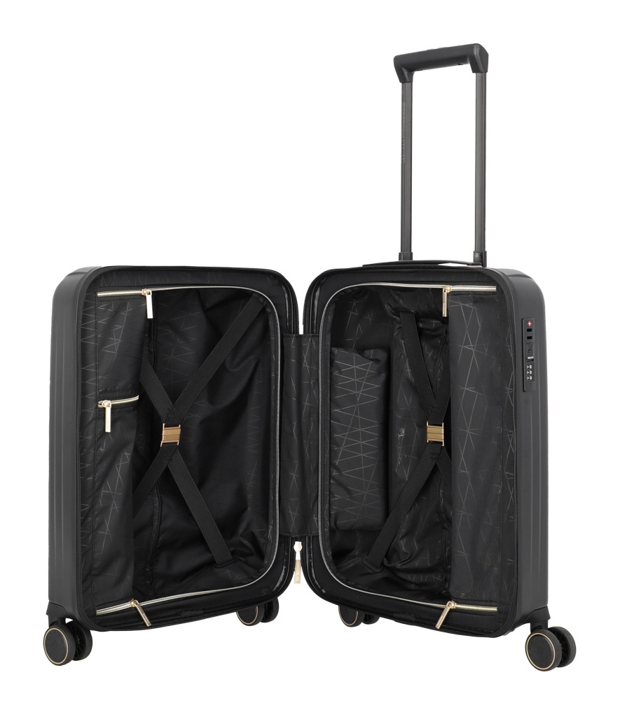 travelite Hartschalen-Trolley »BARBARA NOVELTY Reisekoffer Hartschale« 38 l 4 Rollen Volumenerweiterung – stilvolles Reisegepäck