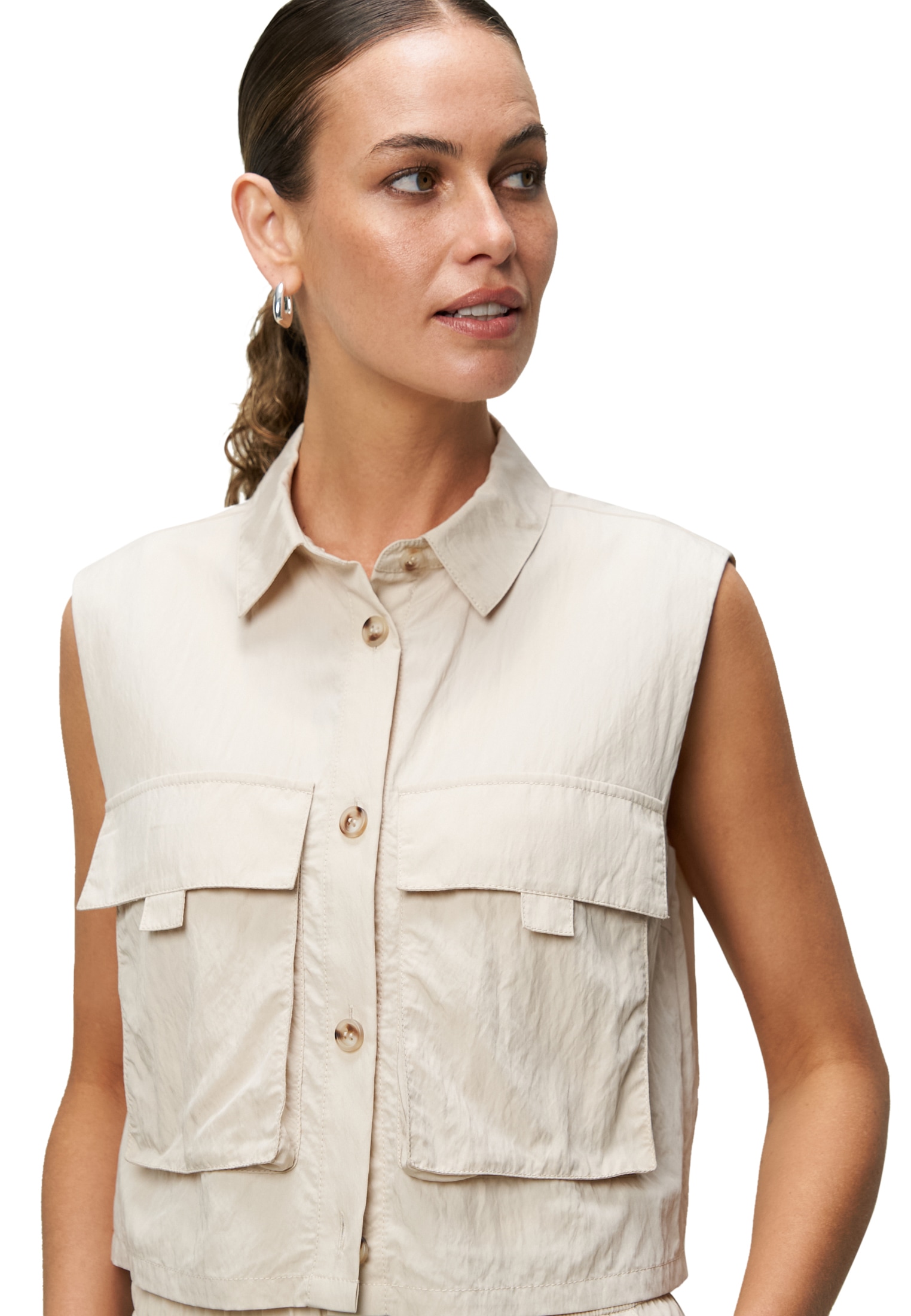 Zero Outdoorbluse »Weste mit Pattentaschen«