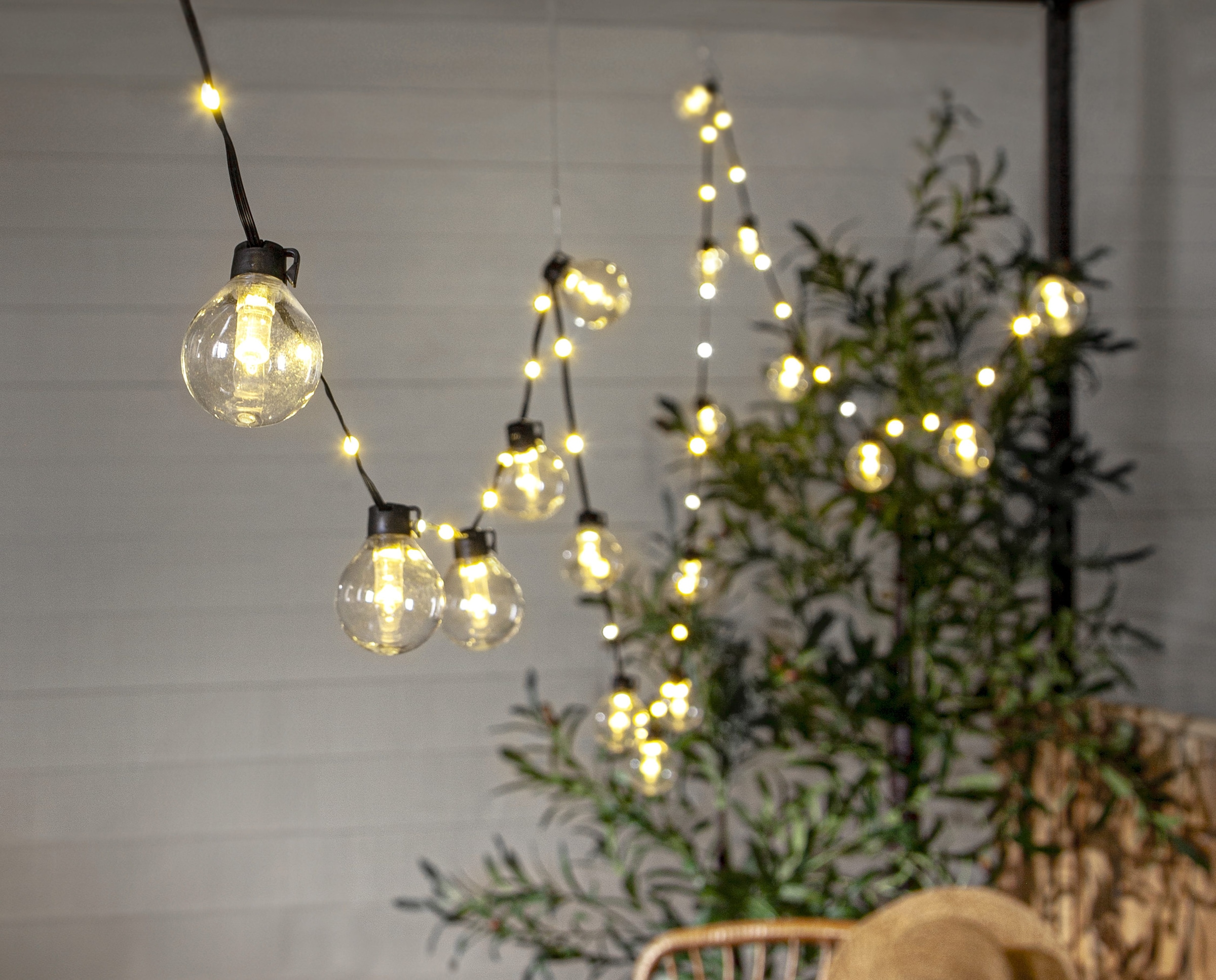 Parforce Traditional Hunting LED-Lichterkette »Bolla« 60 Stk.-flammig Kunststoff, Länge ca. 5,3 m + 5 m Zuleitung, Trafo, outdoor