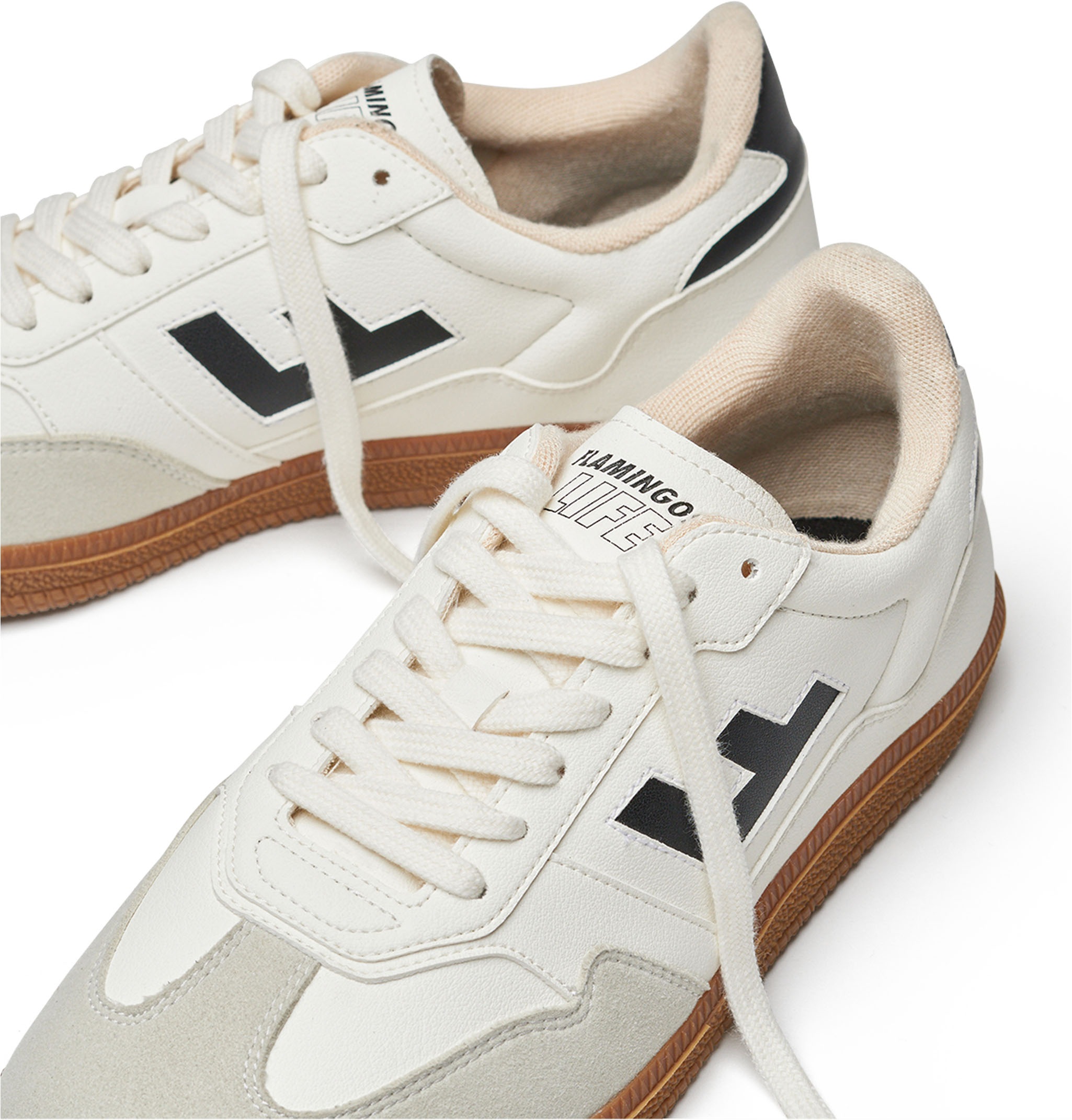 Flamingos Life Sneaker »BURELA SLIM«, veganer Sneaker, Obermaterial aus 70% Maisresten