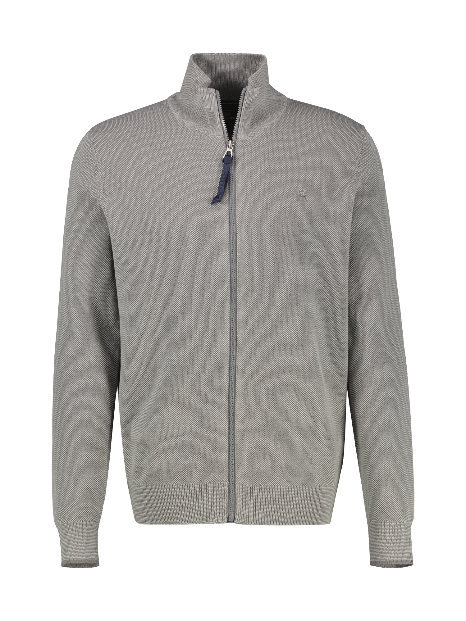 LERROS Strickjacke »LERROS Strickjacke mit Stehkragen in 2-Tone-Optik«