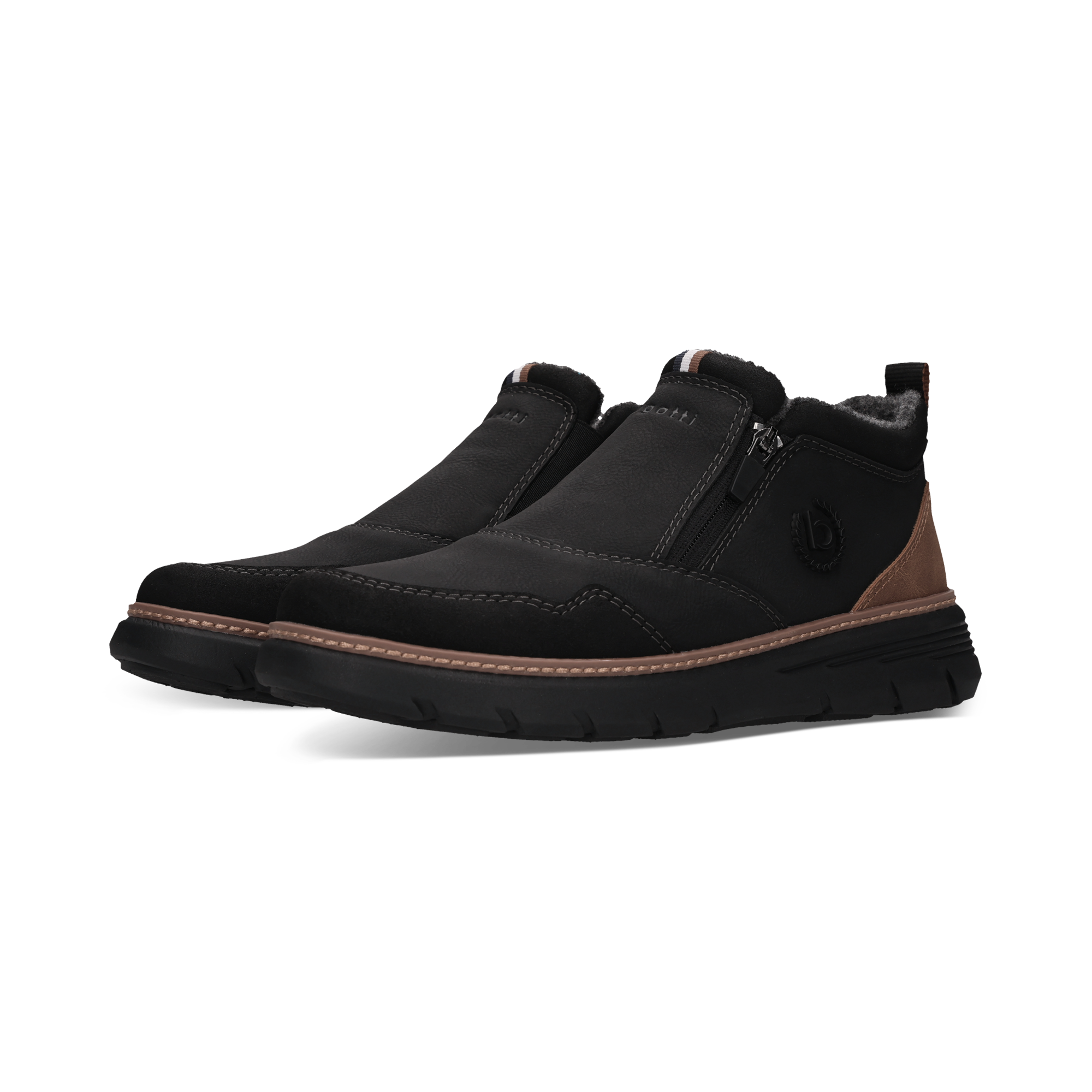 bugatti  Stiefelette, Boots, High-Top-Sneaker mit Reißverschluss