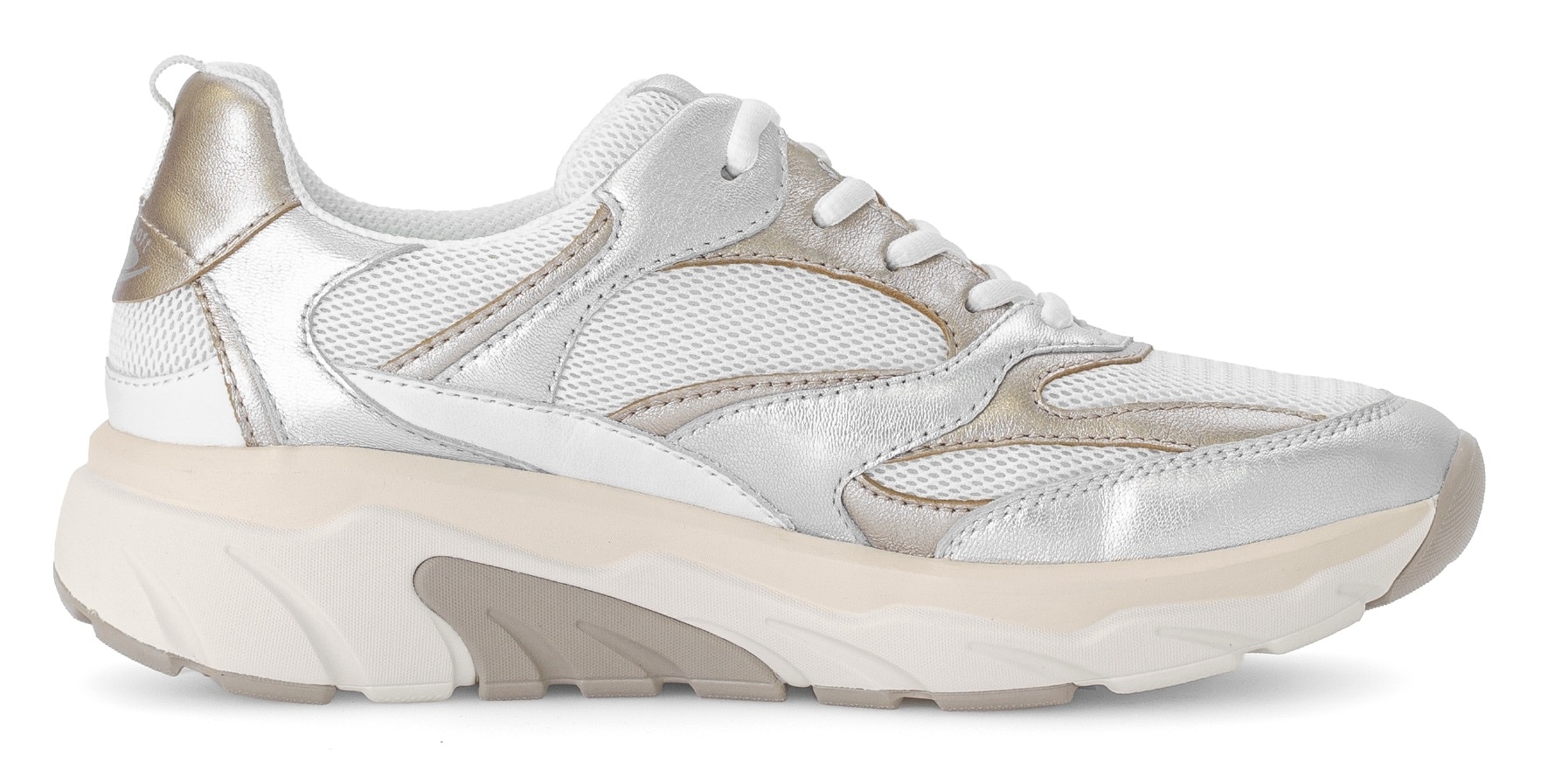 Gabor Rollingsoft Keilsneaker, Freizeitschuh, Halbschuh, Schnürschuh mit rollingsoft-Laufsohle