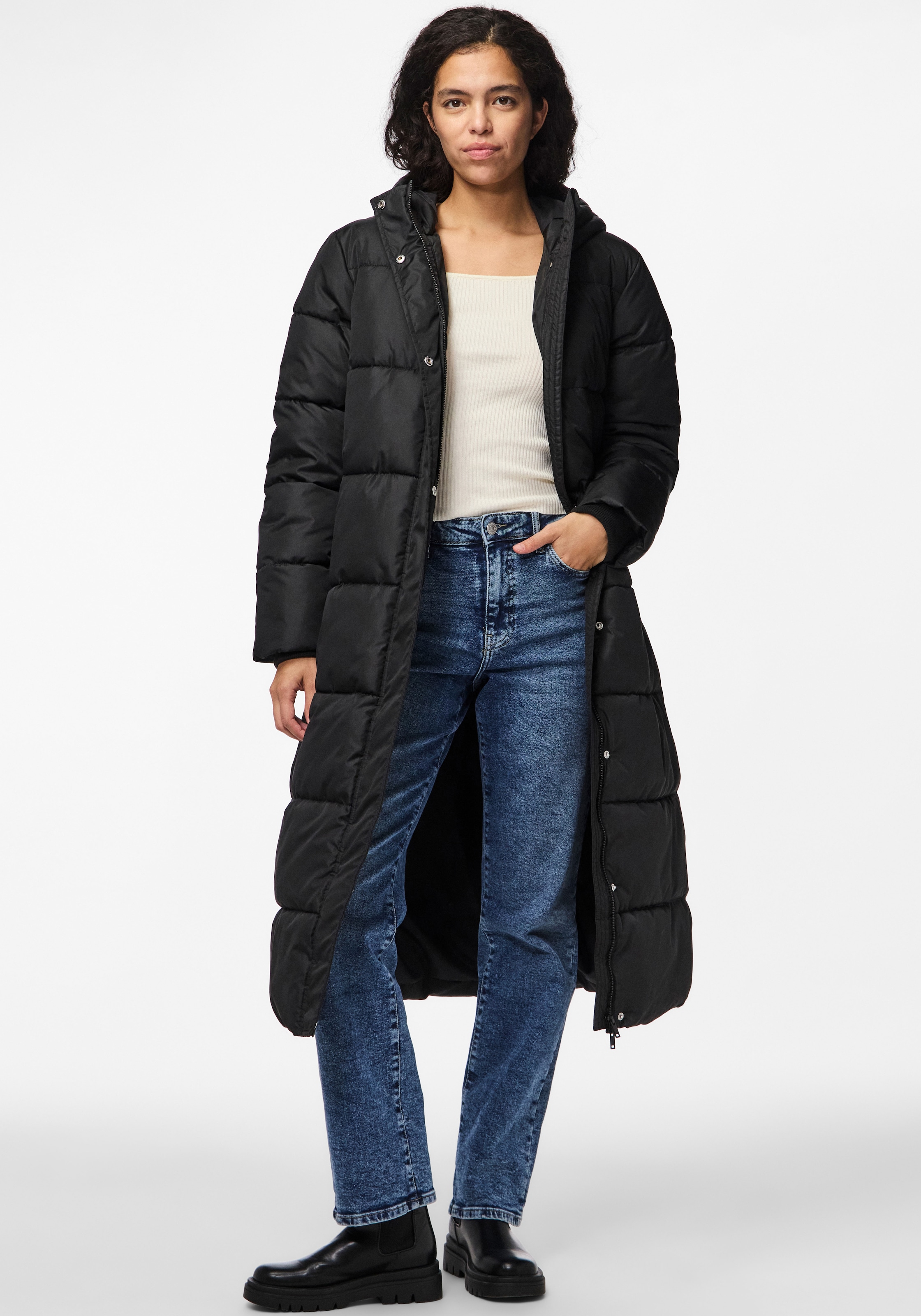 pieces Steppmantel »PCMADDIE LONG PUFFER JACKET NOOS BC«
