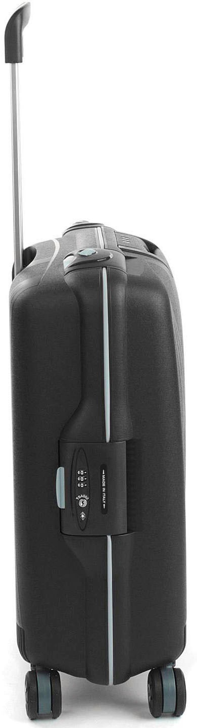 RONCATO Hartschalen-Trolley »Light Carry-on, 55 cm, schwarz«, 4 Rollen, Handgepäck-Koffer Reisegepäck Hartschalen-Koffer mit TSA Schloss