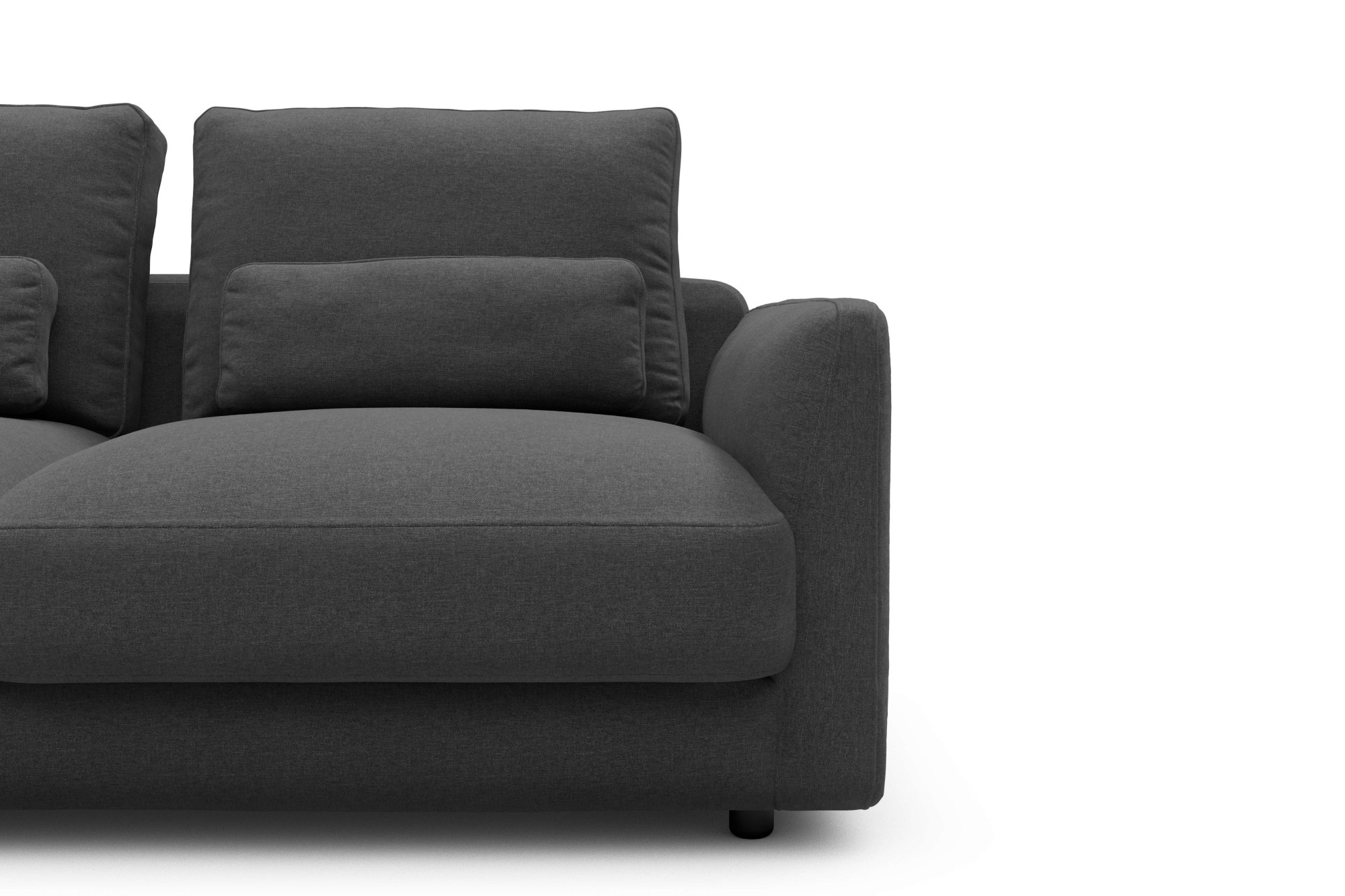 Tenksom Ecksofa »Polsterecke, L-Form, Eckcouch, mit Federkern, inkl. Kissen«, legerer Sitzkomfort zum Entspannen und Verweilen