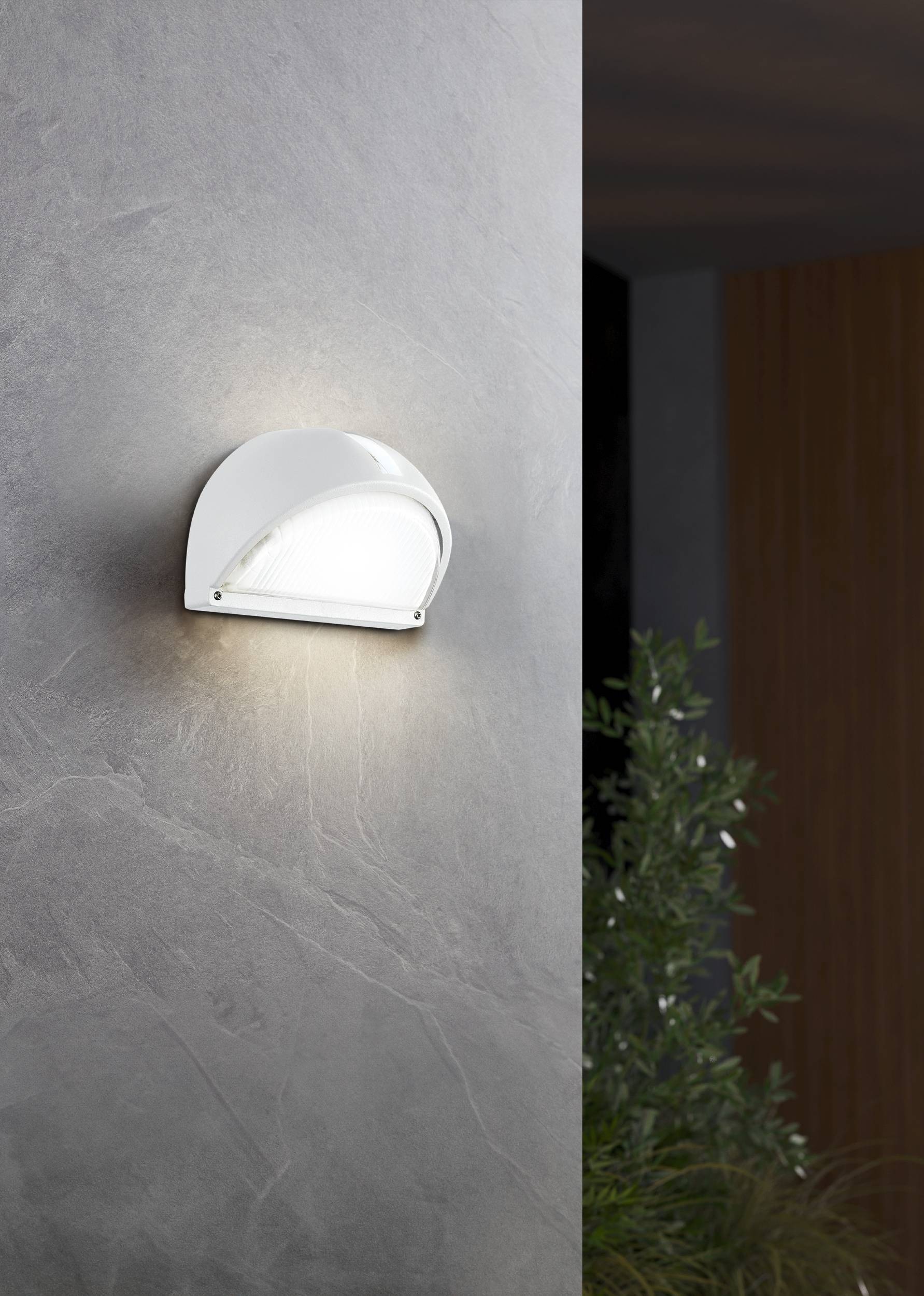 EGLO Wandleuchte »Onja Außen-Wandlampe, Außenleuchte aus Aluguss und Glas, E27, IP44« E27 1 Stk. Wand-/Deckenleuchte - L22 x H15,5 x AL12,5 cm - weiß - 1X40W exkl.