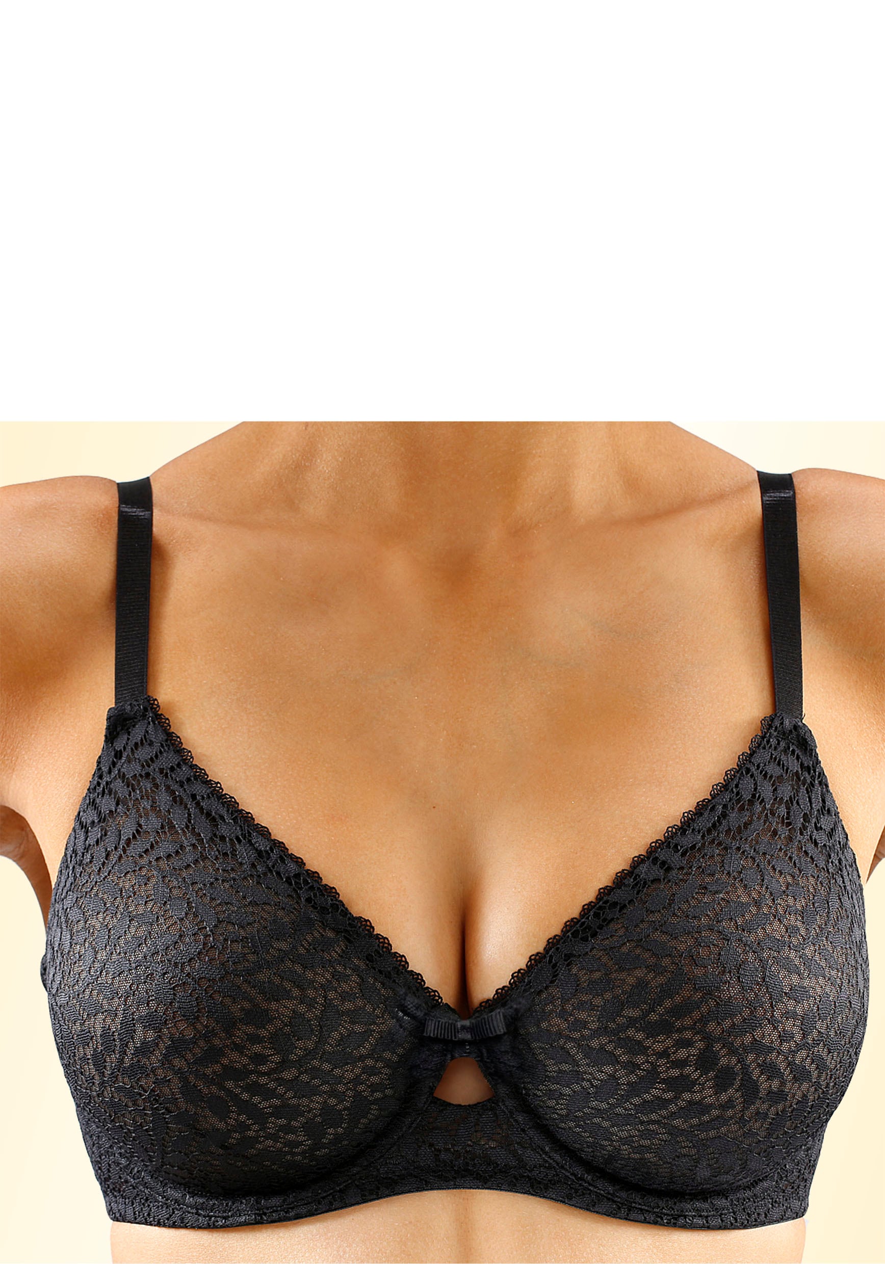 Nuance Minimizer-BH, mit Bügel aus leicht transparenter Spitze, Dessous