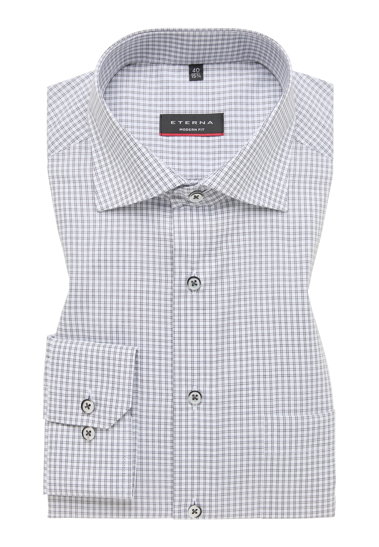 Eterna Langarmhemd »MODERN FIT«, NON IRON (bügelfrei)