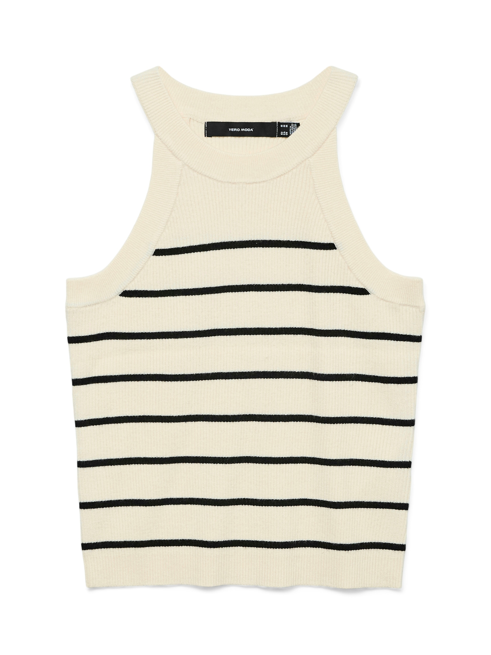 Vero Moda Stricktop »VMSABA RIB SL O-NECK TOP GA NOOS«
