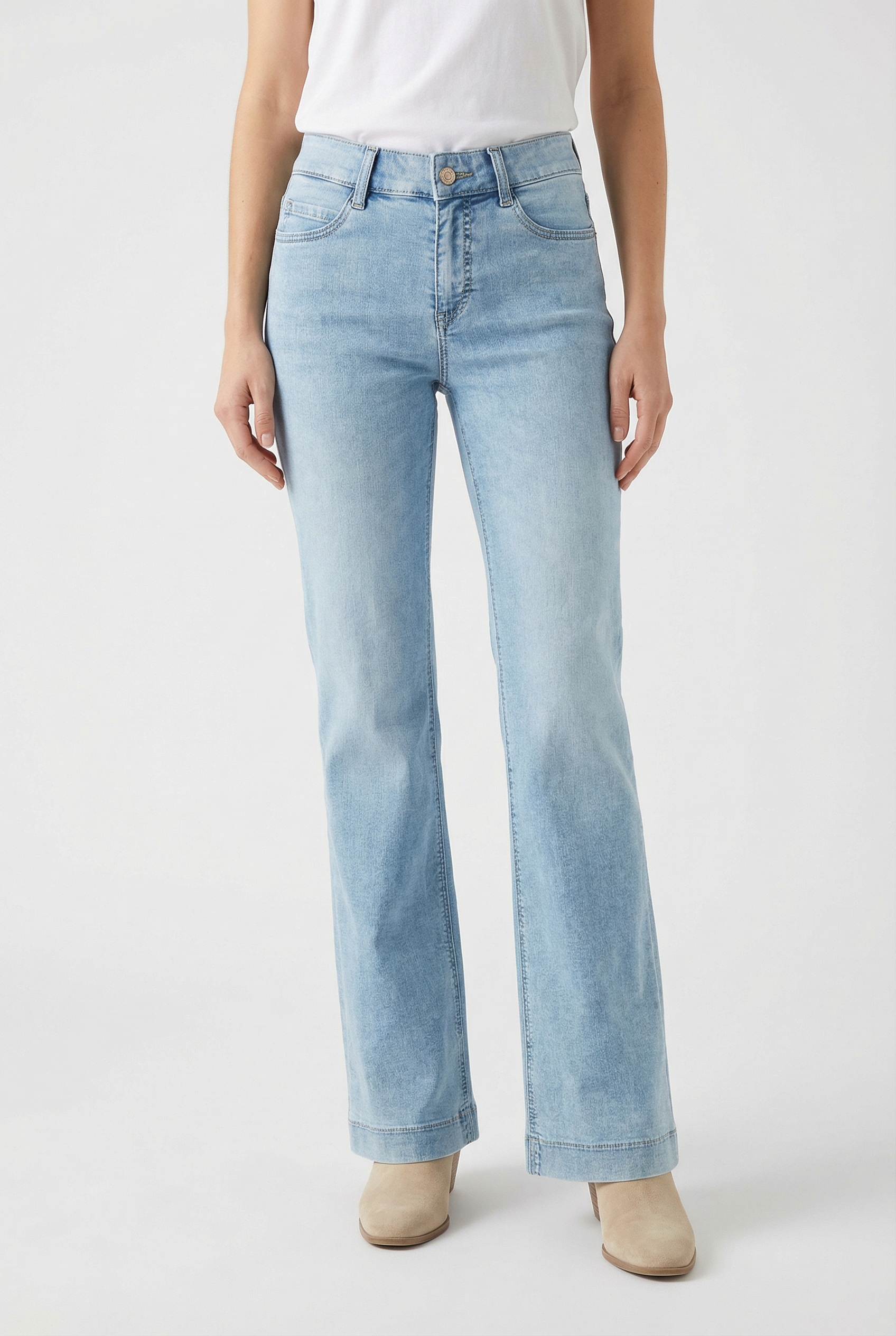 MAC Weite Jeans »DREAM WIDE« mit weitem Bein-Stretch