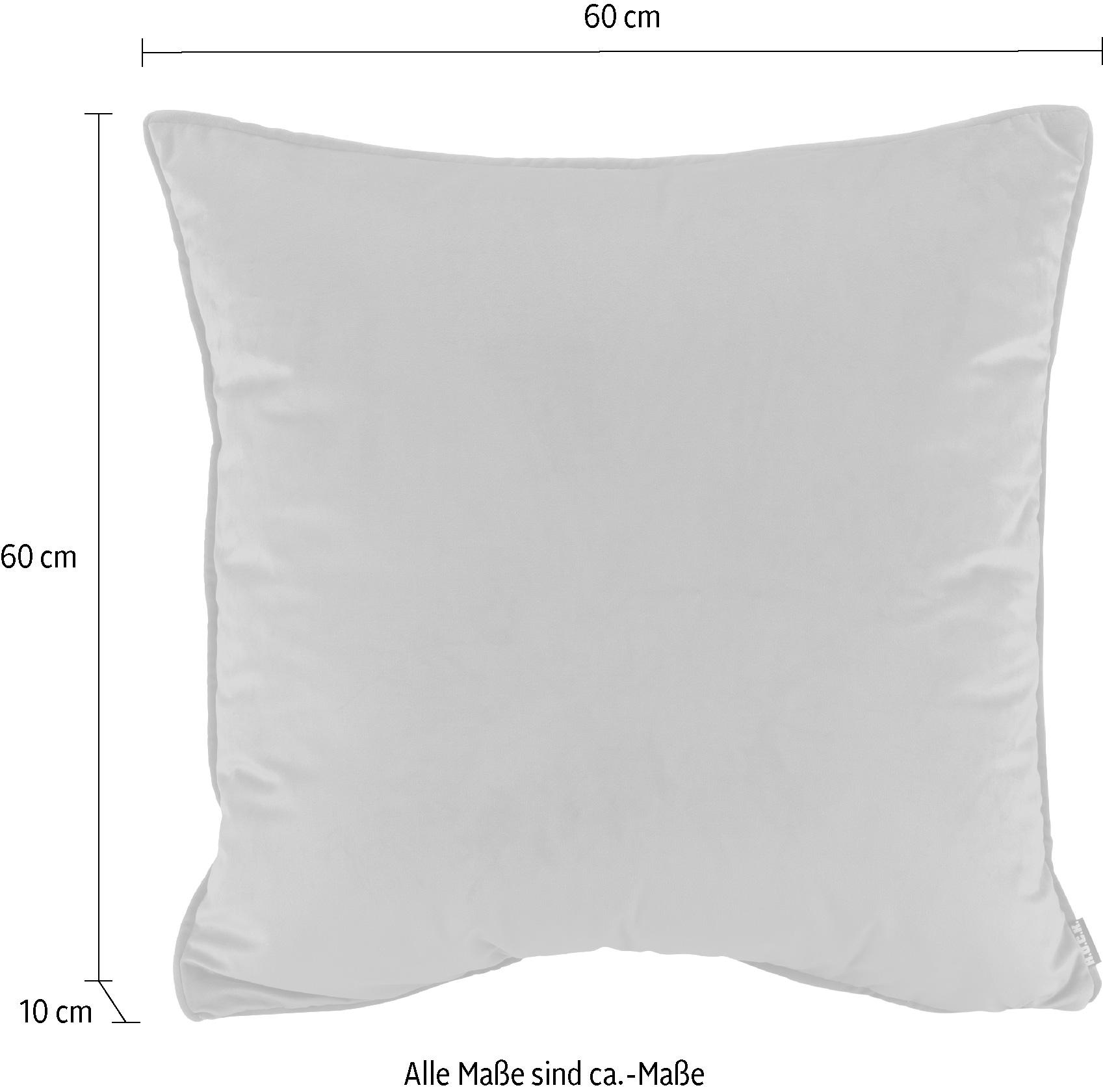 H.O.C.K. Dekokissen »Nobile Samt« im klassischen Stil, Kissenhülle mit Füllung, 1 Stück