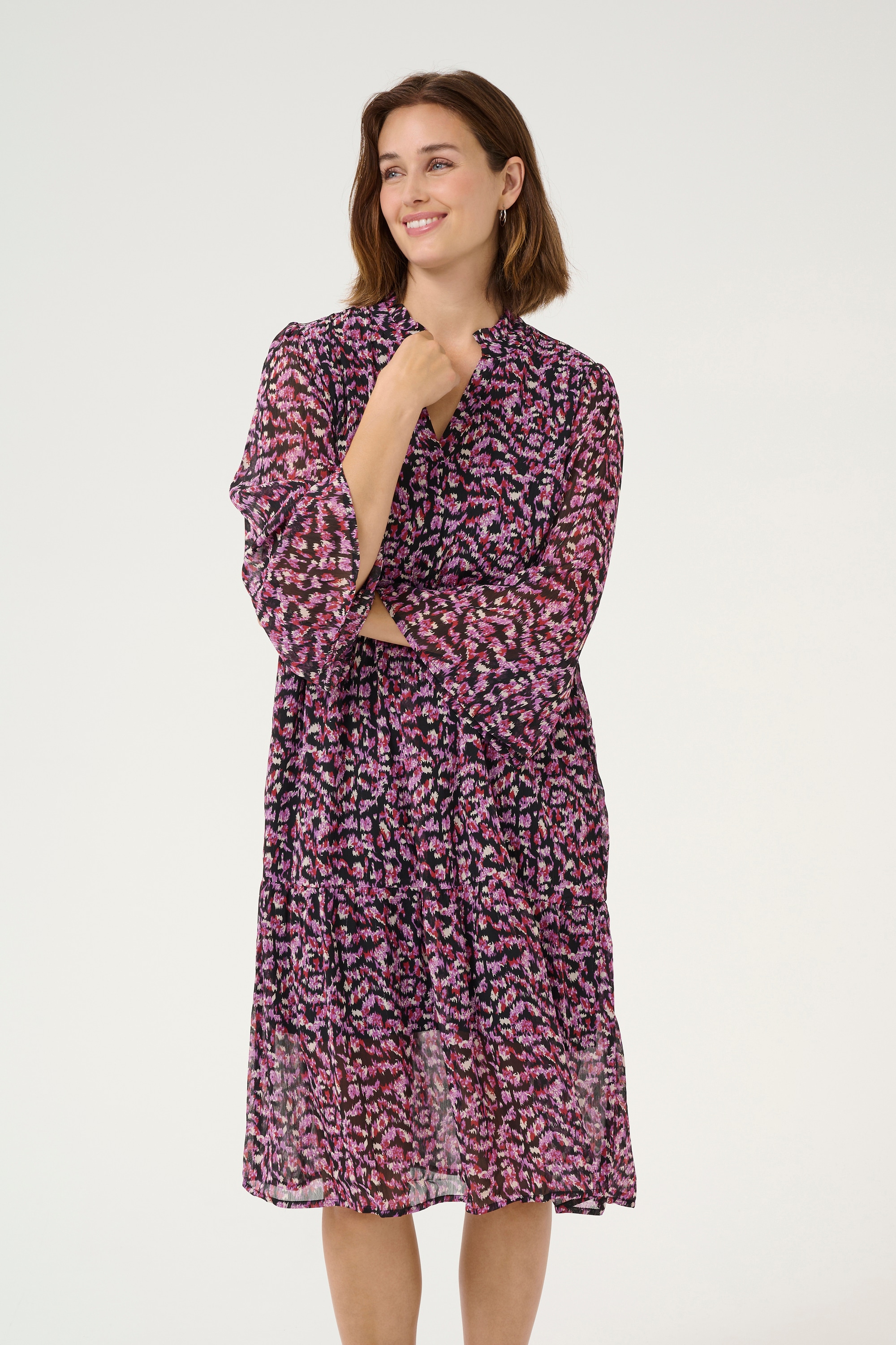 KAFFE Midikleid »Kleid KAsilja«