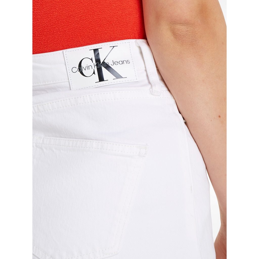Calvin Klein Jeans Midirock »HR A-LINE MINI SKIRT«