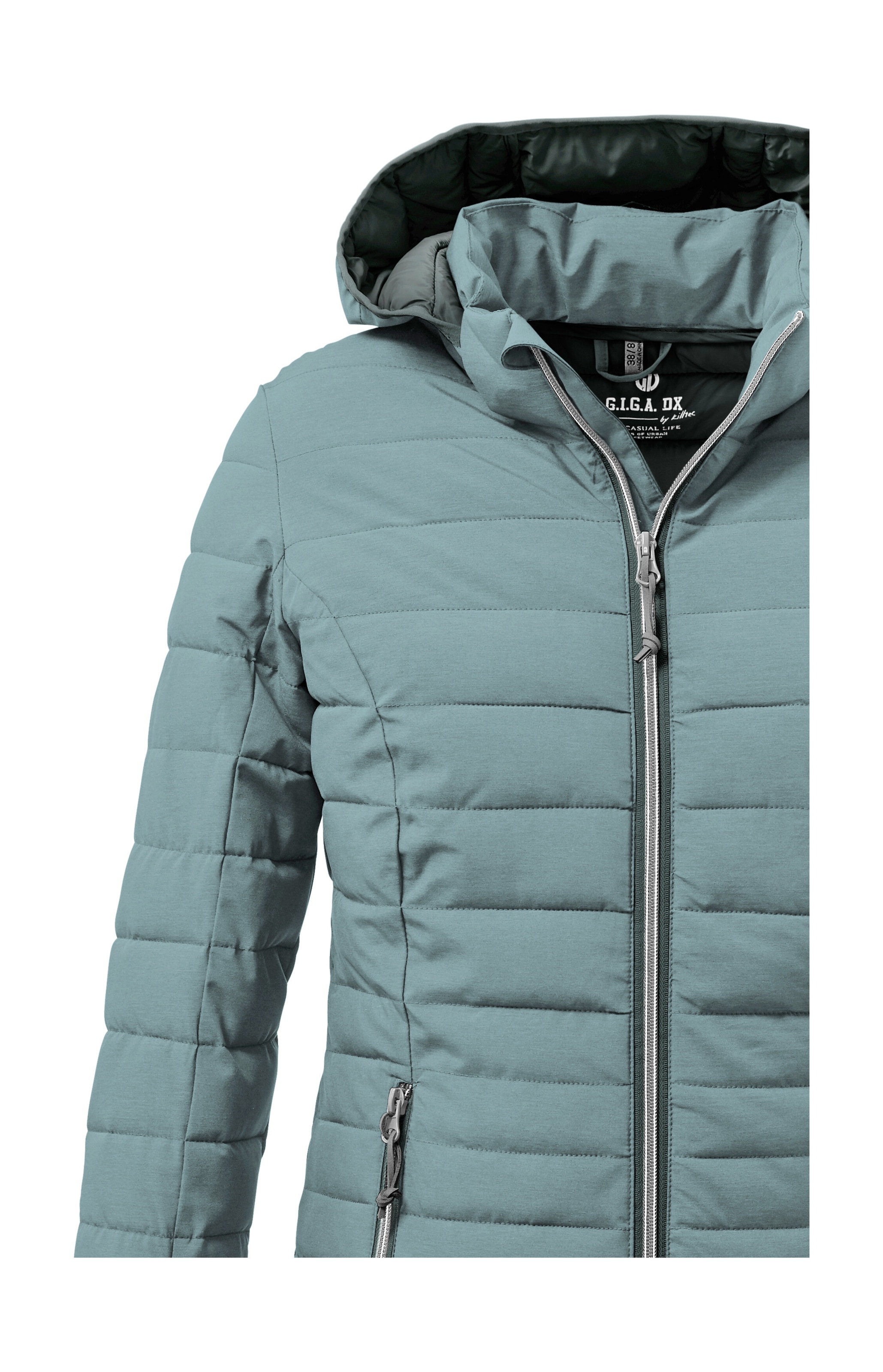 G.I.G.A. DX by killtec Steppjacke »Uyaka«, Leichte, wasserabweisende Damenjacke mit abzippbarer Kapuze