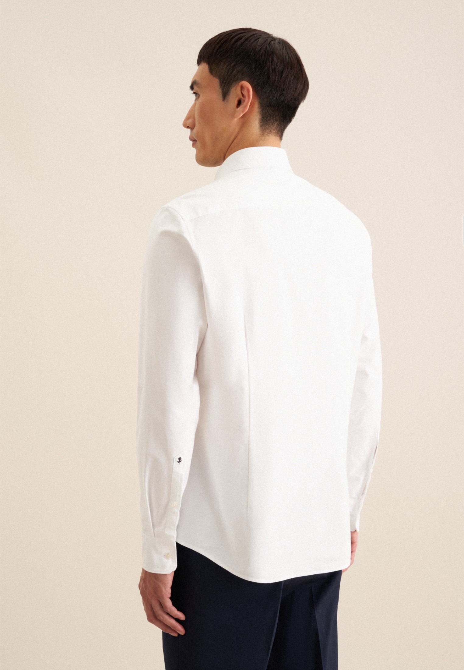 seidensticker Businesshemd, Slim 1/1 Button-Down-Kragen Uni