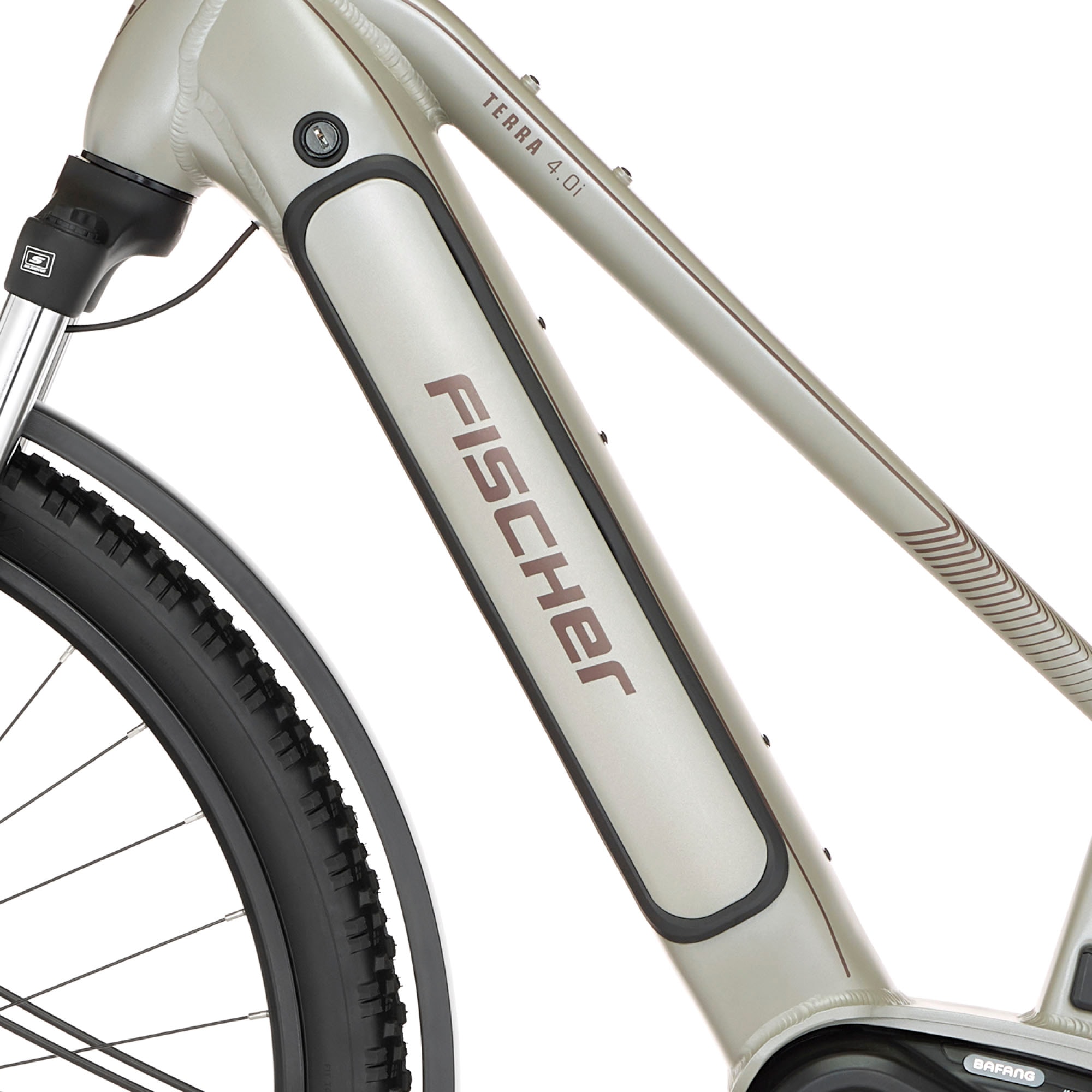 FISCHER Fahrrad E-Bike »TERRA 4.0i 45«, 10 Gang, Shimano, Deore, Mittelmotor 250 W, (mit Fahrradschloss)