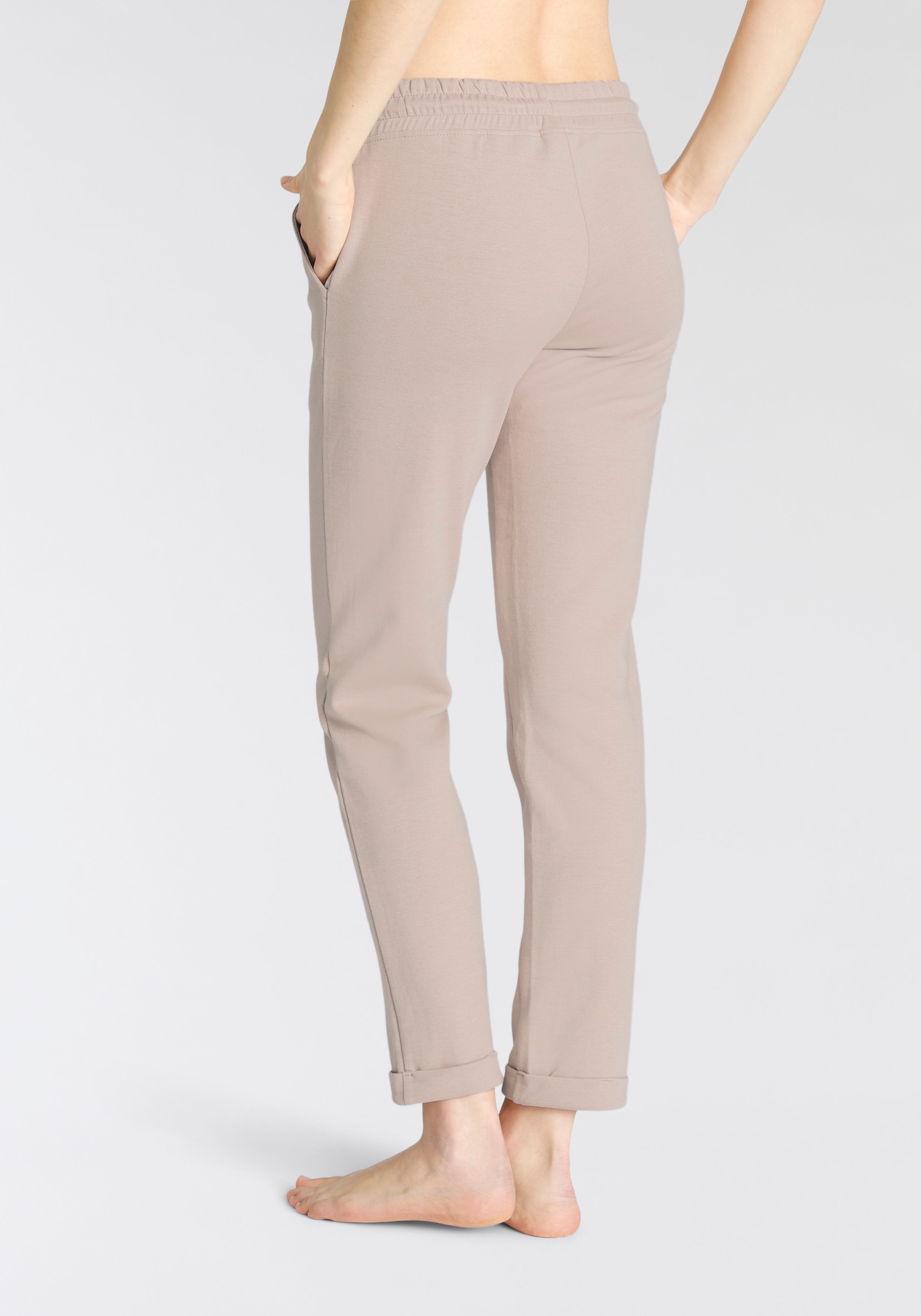H.I.S Sweathose, Schlupfhose mit kleinem Aufschlag am Saum, Loungewear