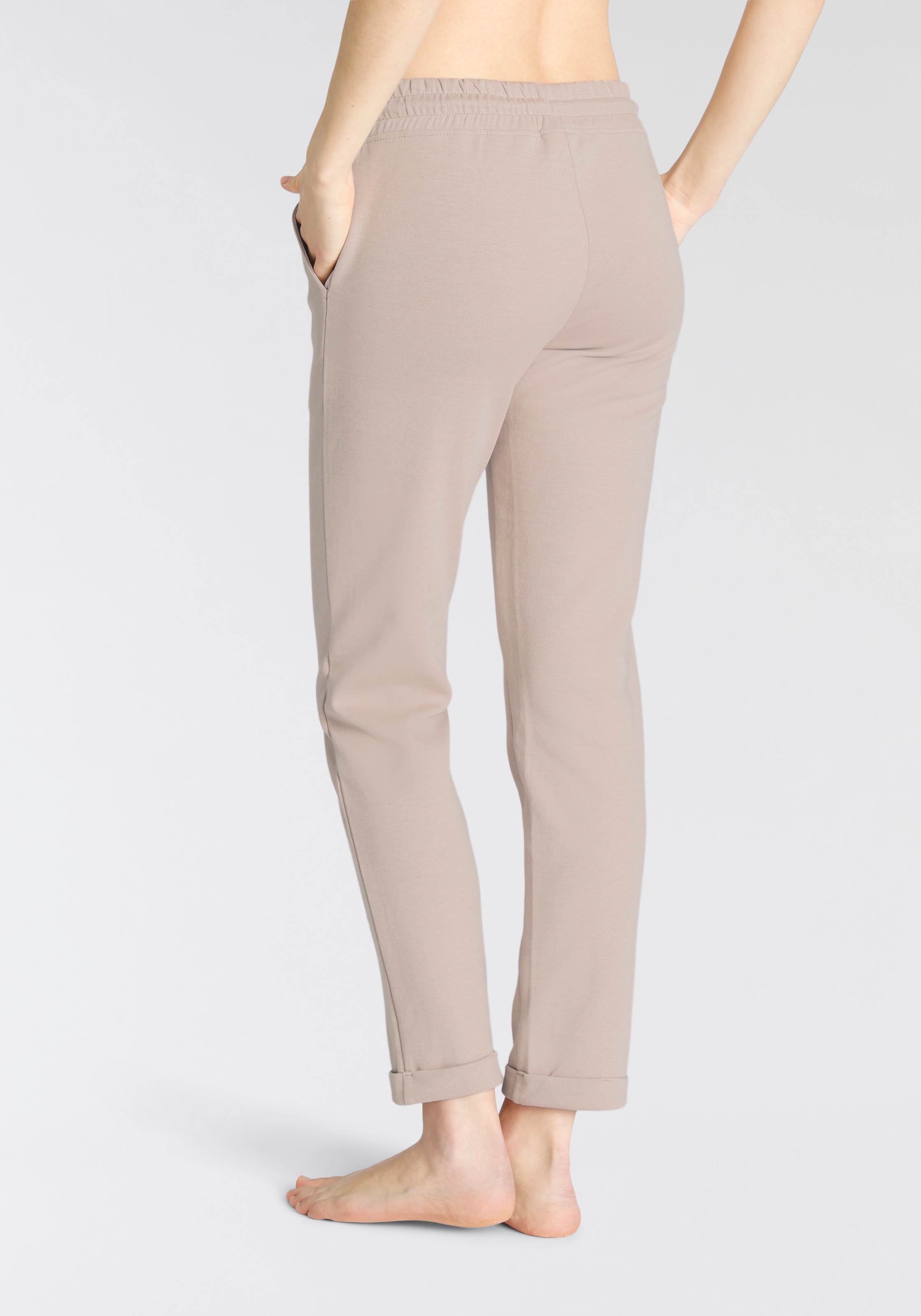 H.I.S Schlupfhose »- Relaxhose - Sweathose«, mit kleinem Aufschlag am Saum, Loungewear