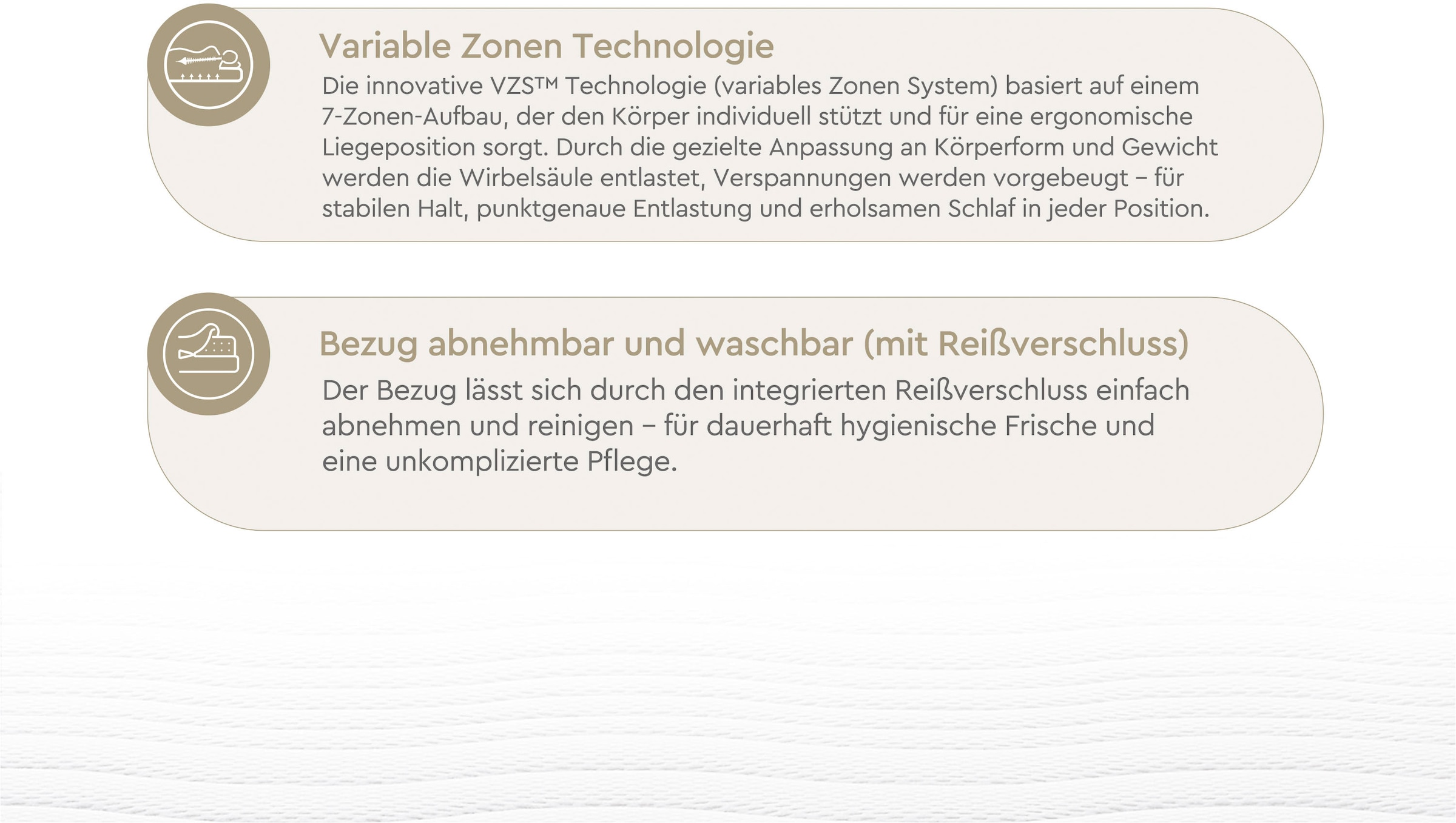 Yatas Bedding Komfortschaummatratze »Royal Comfort 7, Matratze 90x200, 140x 200 cm & weitere Größen«, 22 cm hoch, Raumgewicht: 28 kg/m³, (1 St.), 7-Zonen, H2 / H3, wendbar, ergonomisch, atmungsaktiv