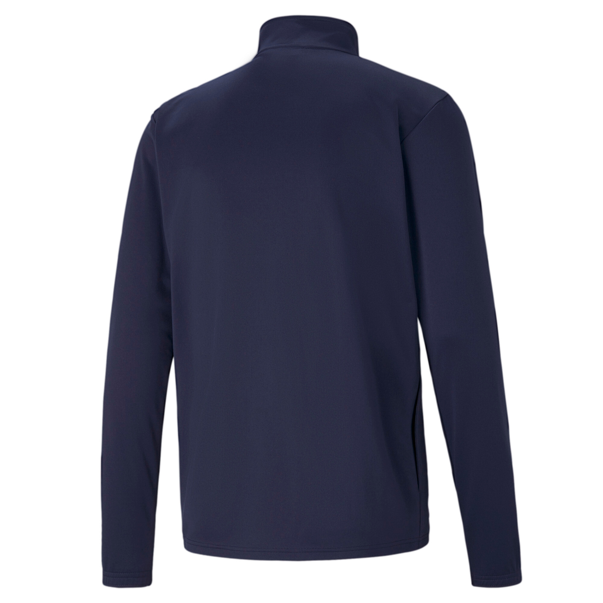 PUMA Trainingsjacke »TEAMRISE TRAINING POLY JACKET« ohne Kapuze sportlicher Stil mit kontrastfarbener Paspelierung