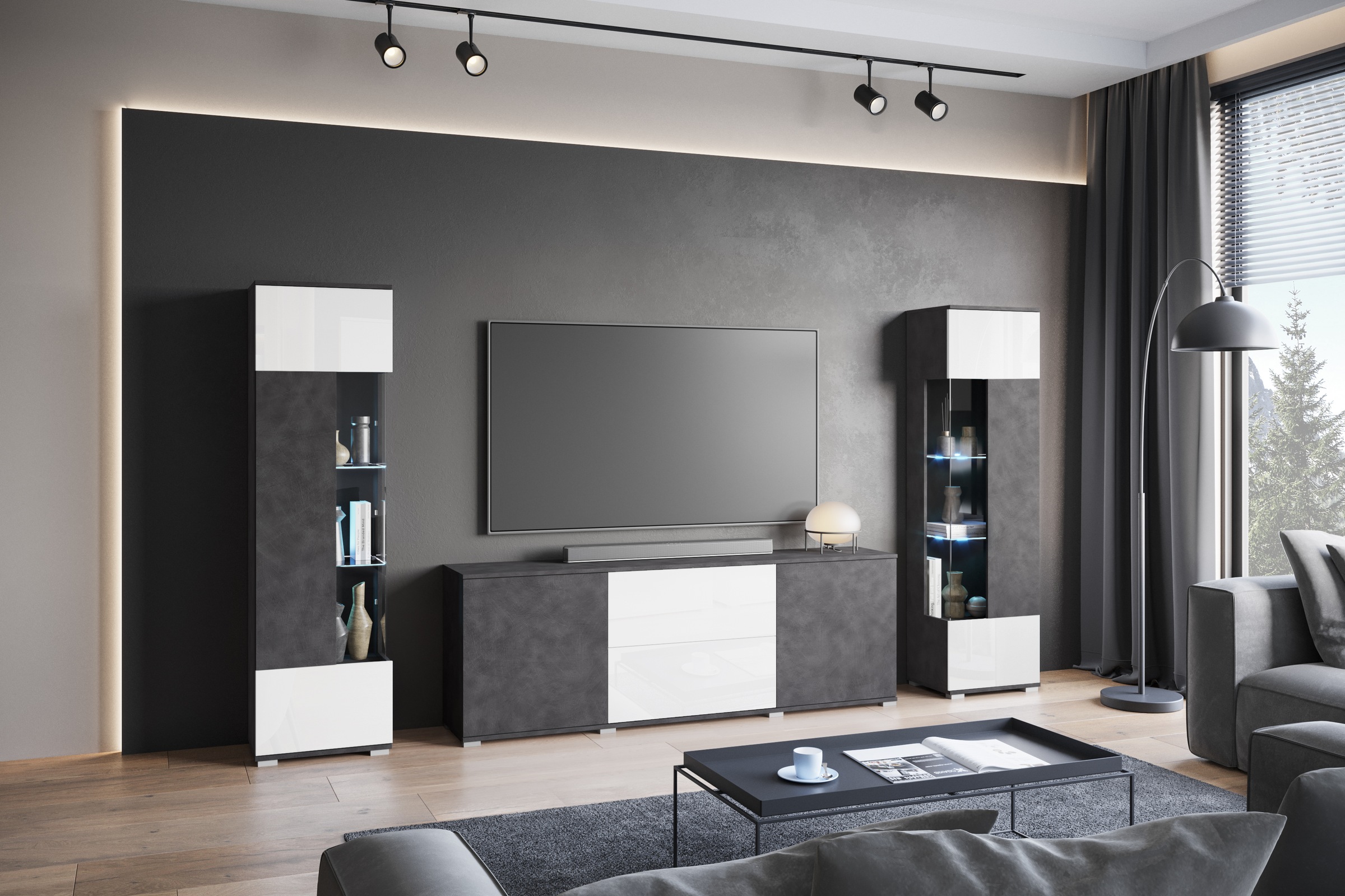 OTTO home Wohnwand »KENIA« Komplett-Set, 3 Stk. tlg.