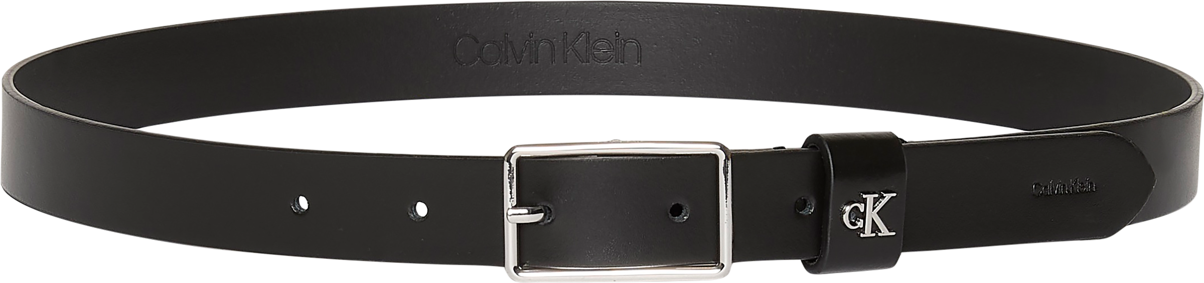 Calvin Klein Ledergürtel »SQUARE BUCKLE CK LOOP 25MM« Größenverstellbar