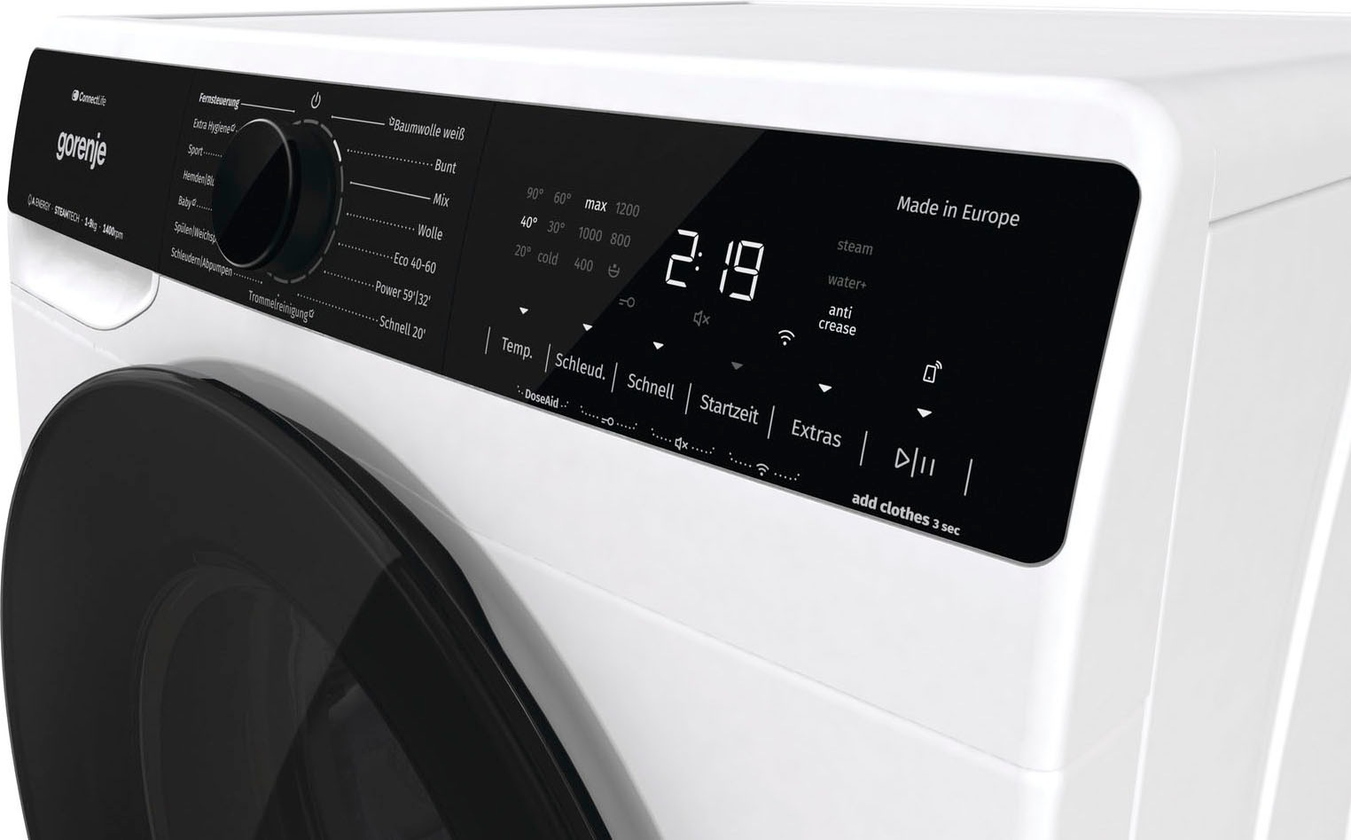 GORENJE Waschmaschine »WPNA 94 ATSWIFI3«, 9 kg, 1400 U/min