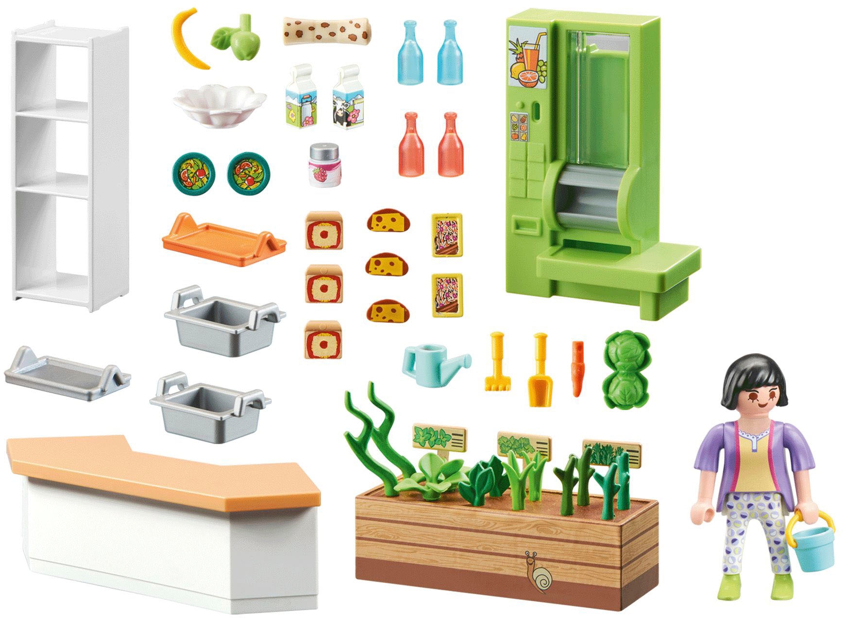 Playmobil® Konstruktions-Spielset »Schulkiosk (71333), My City Life«, (58 St.), Made in Europe