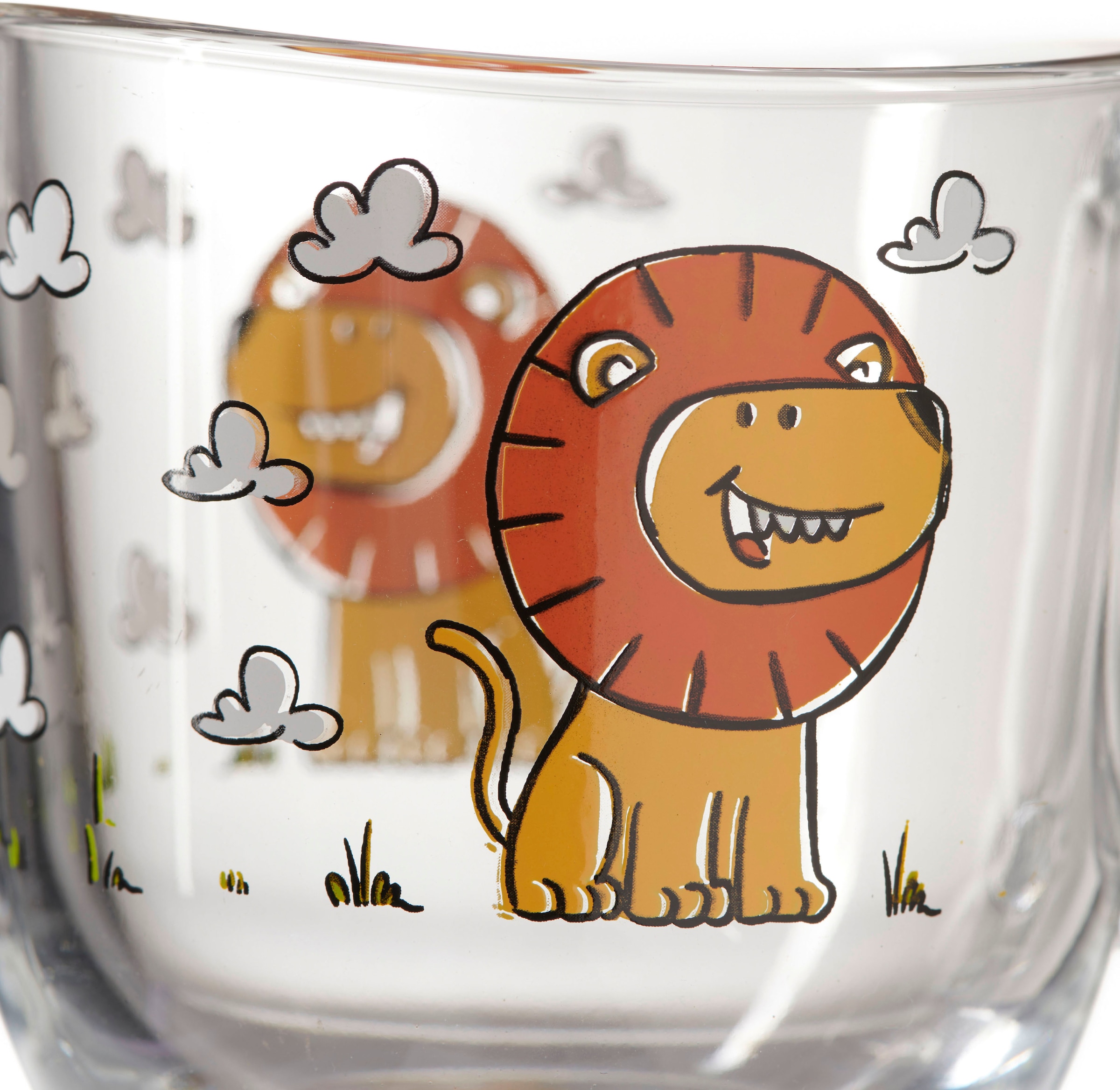 LEONARDO Tasse »BAMBINI Löwe«, (Set, 6 tlg.), 280 ml, 6-teilig