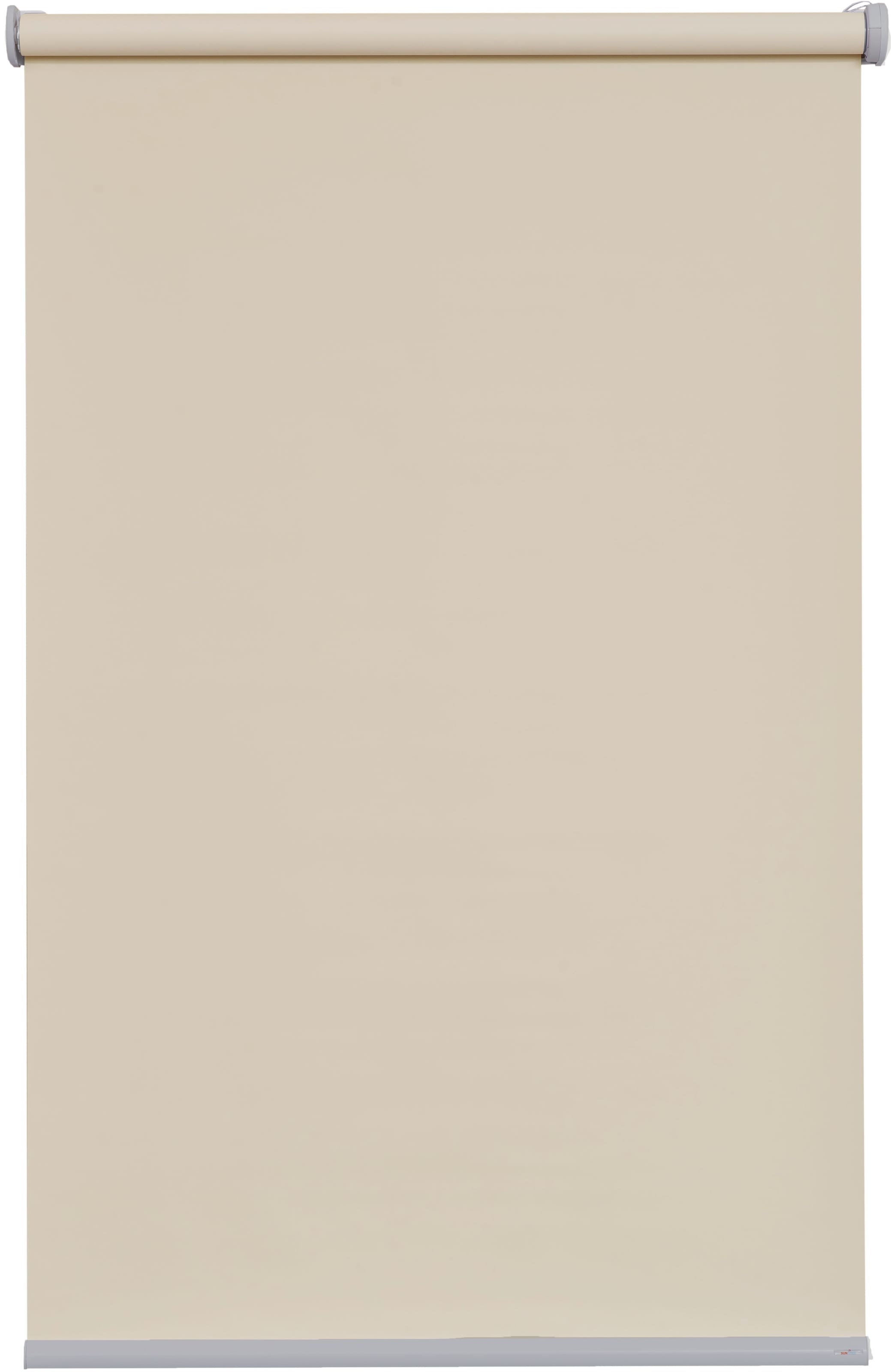sunlines Elektrisches Rollo »Miami« Lichtschutz Sichtschutz mit Bohren freihängend appgesteuert via Bluetooth, mit Motor & Akku, silberfarbener Fallstab