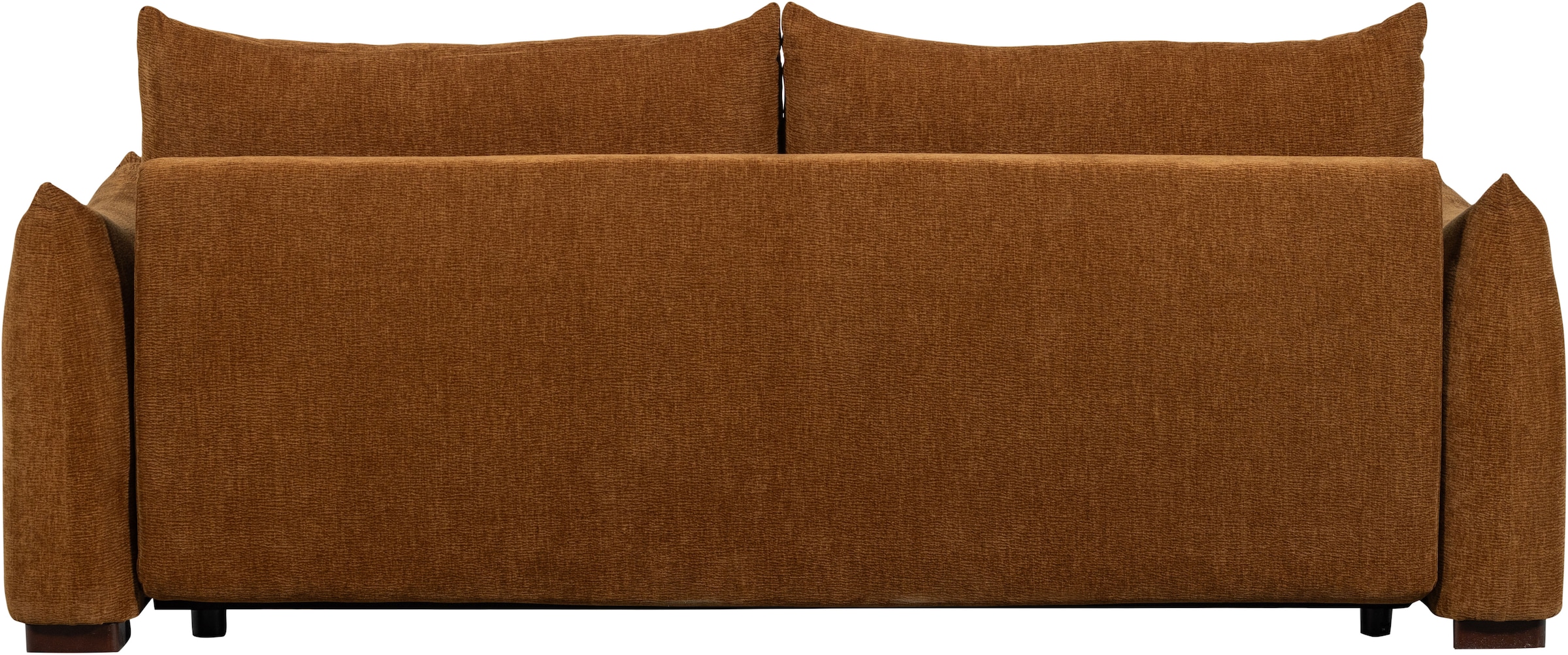 WOOOD Schlafsofa »Jonne Strukturbezug mit Schlaffunktion, H 92 x B 233 x T 105 cm« Tragkraft 220 kg, Sitzbreite 192 cm, Geringe Verschleißfestigkeit