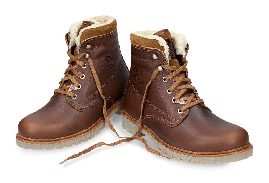 Panama Jack Winterboots »Aviator«, Blockabsatz, Outdoorschuh, Schnürschuh im Used Look